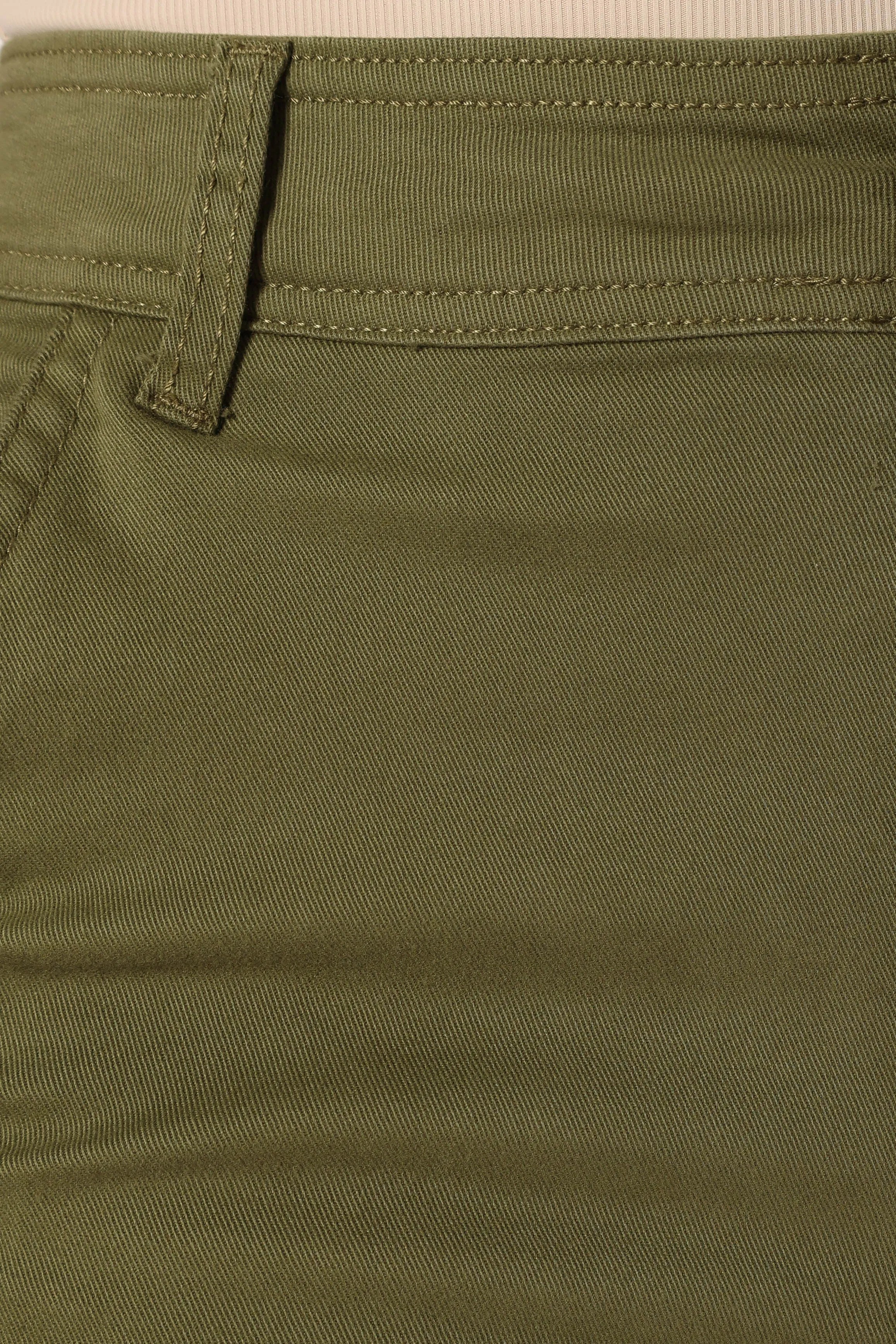 Georgia Wide Leg Pant - Dark Olive