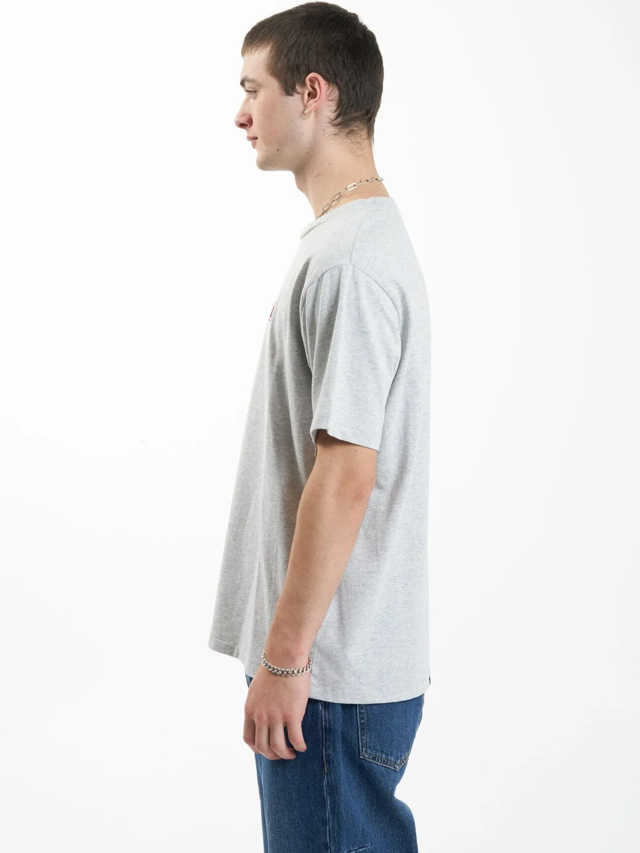 Global Double Nation Merch Fit Tee - Snow Marle
