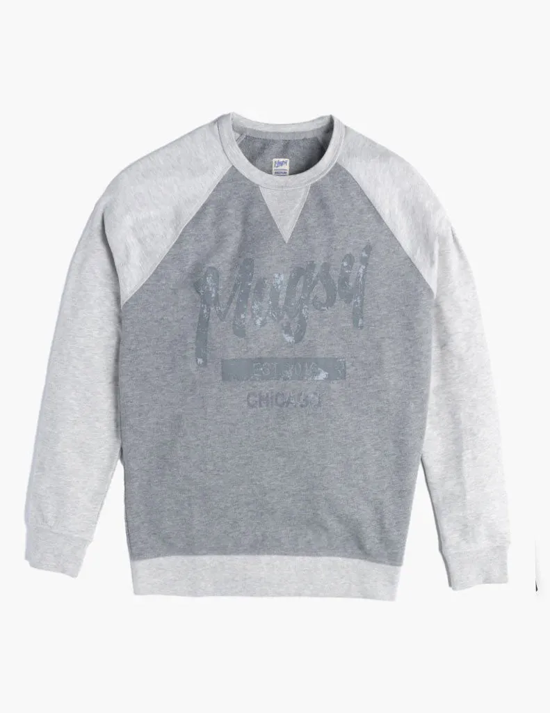 Gray Raglan
