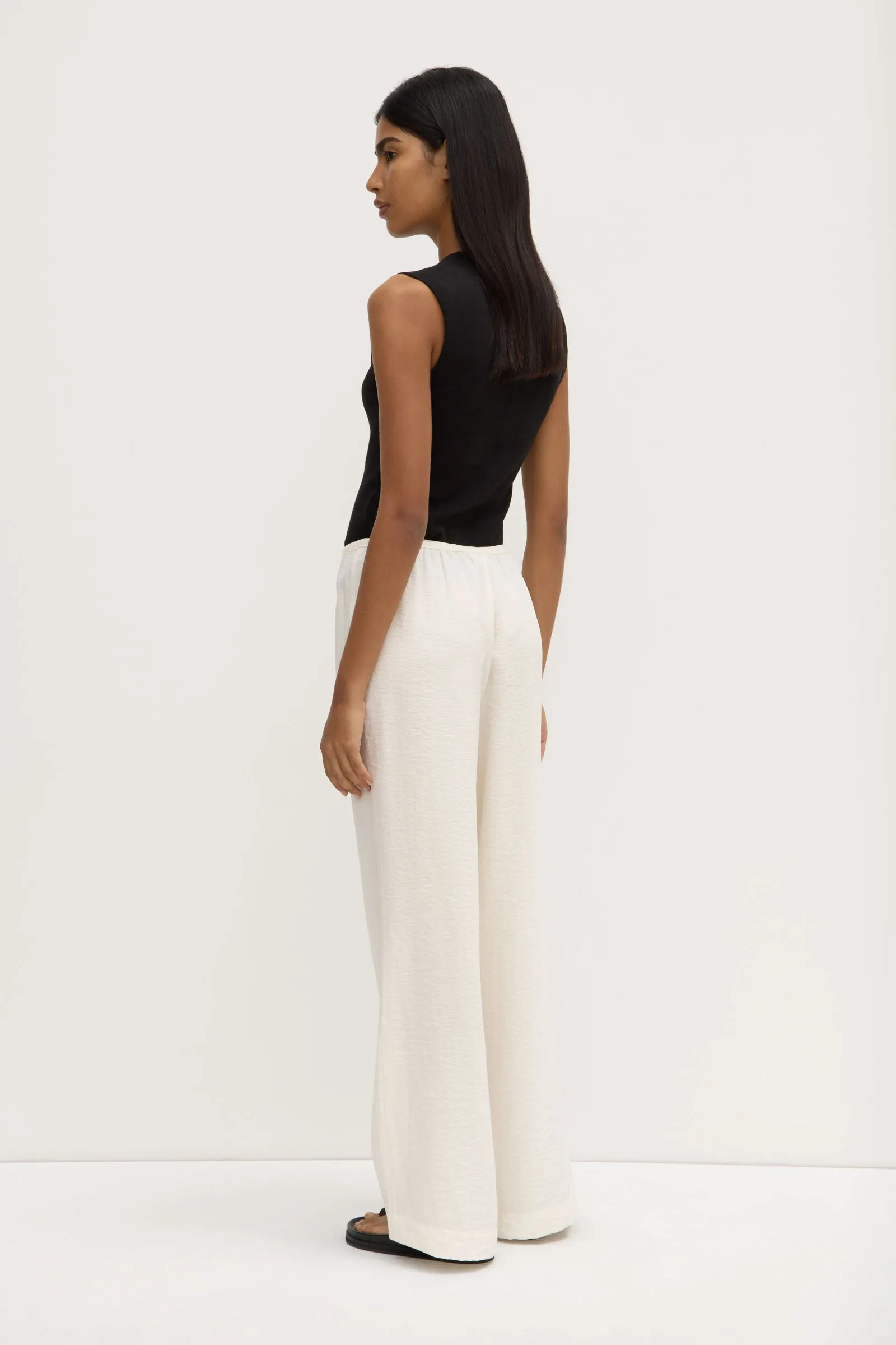 Heather Silk Blend Pant
