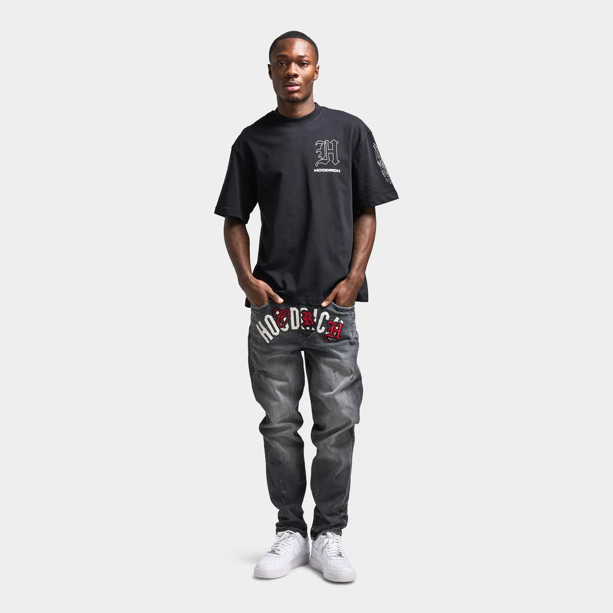 Hoodrich Shadow Denim Pants / Grey