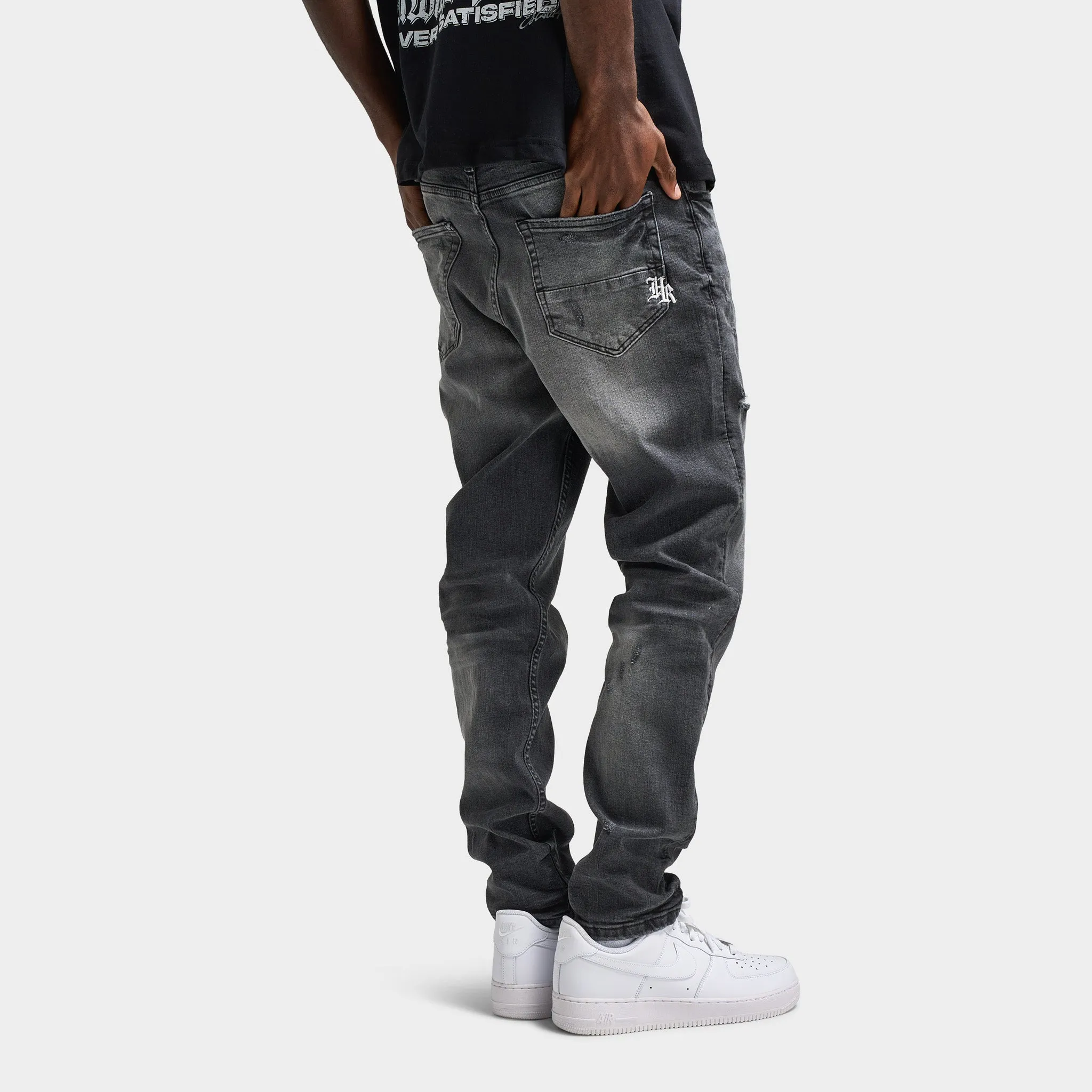 Hoodrich Shadow Denim Pants / Grey
