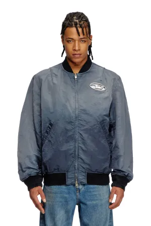 J-Kepes Grey Dégradé padded bomber jacket Dark grey