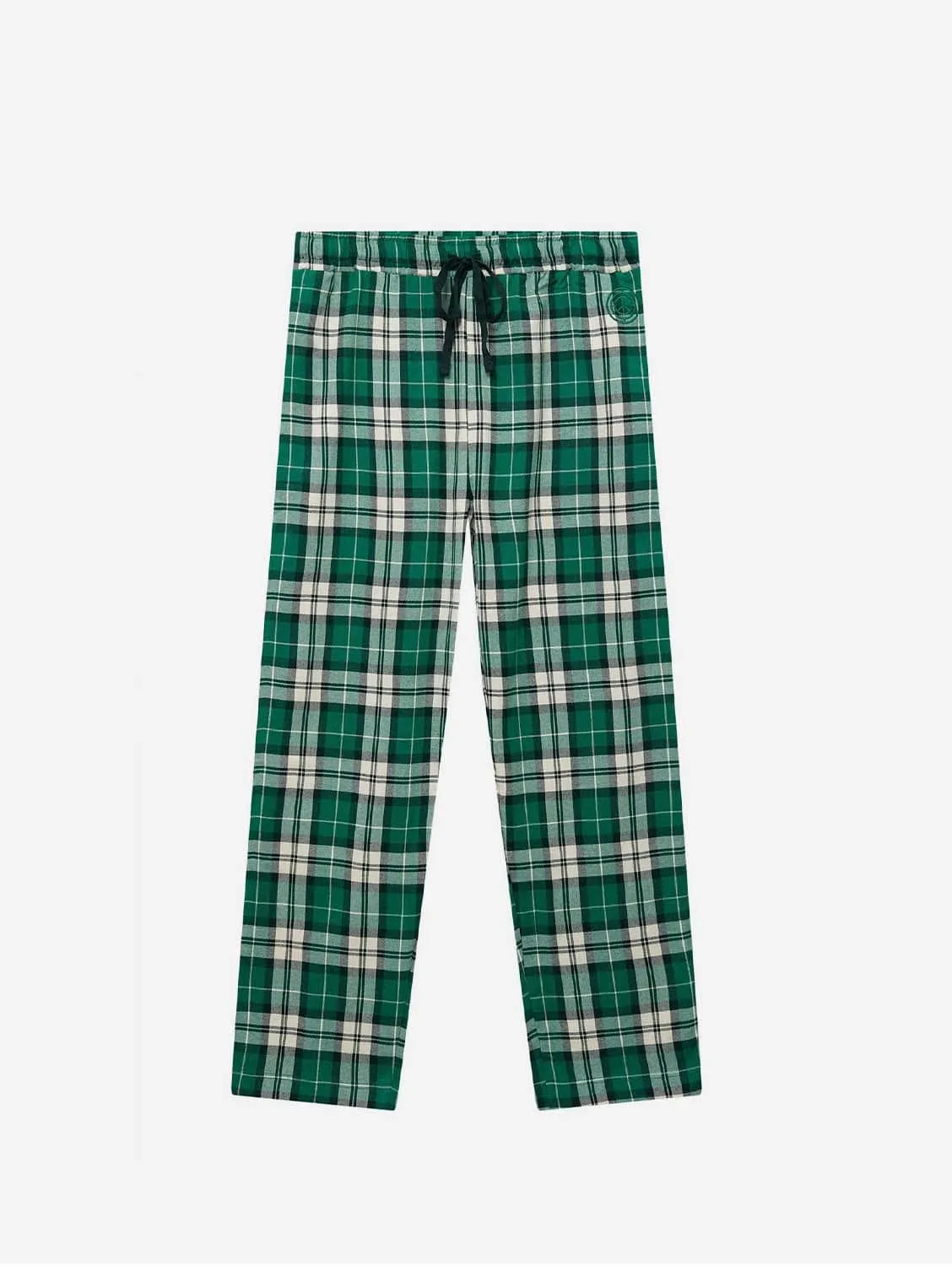 Jim Jam Men's Organic Cotton Pyjama Trousers | Green