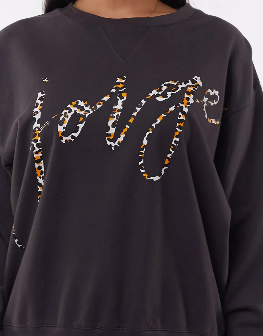 Jorge Nova Fleece Washed Black