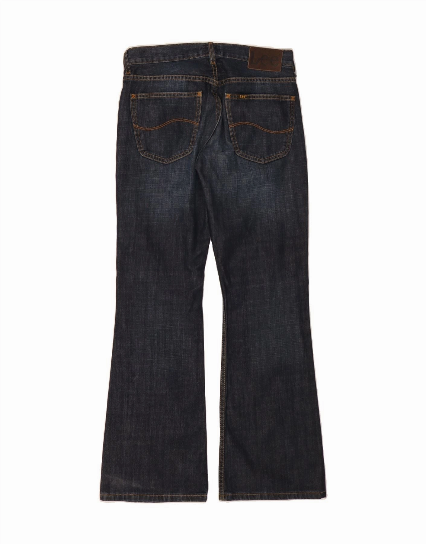 LEE Womens Denver Bootcut Jeans W31 L30 Navy Blue Cotton