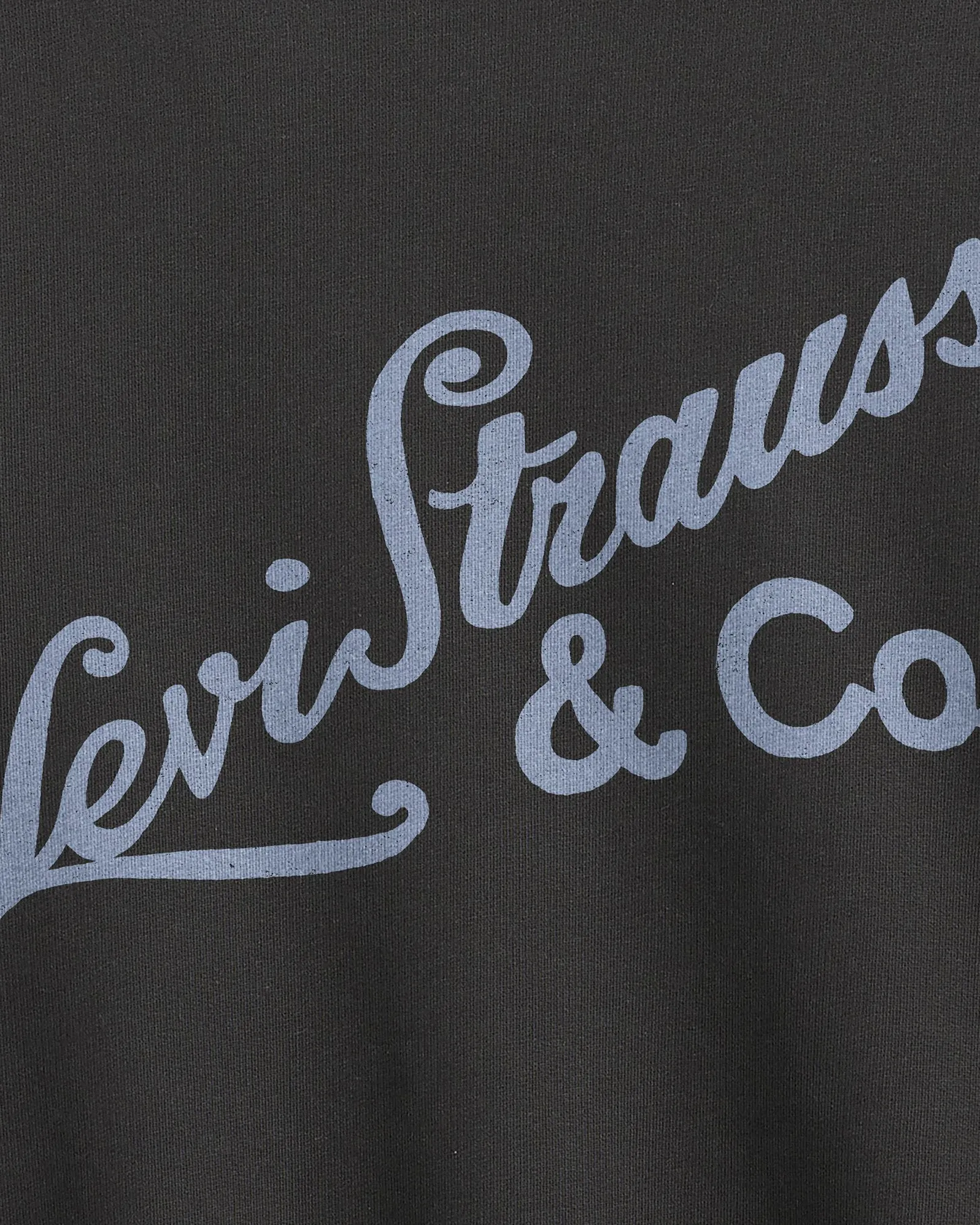 Levi's® Womens GL Heritage Sport Crew Sweat - Archival Script / Pirate Black