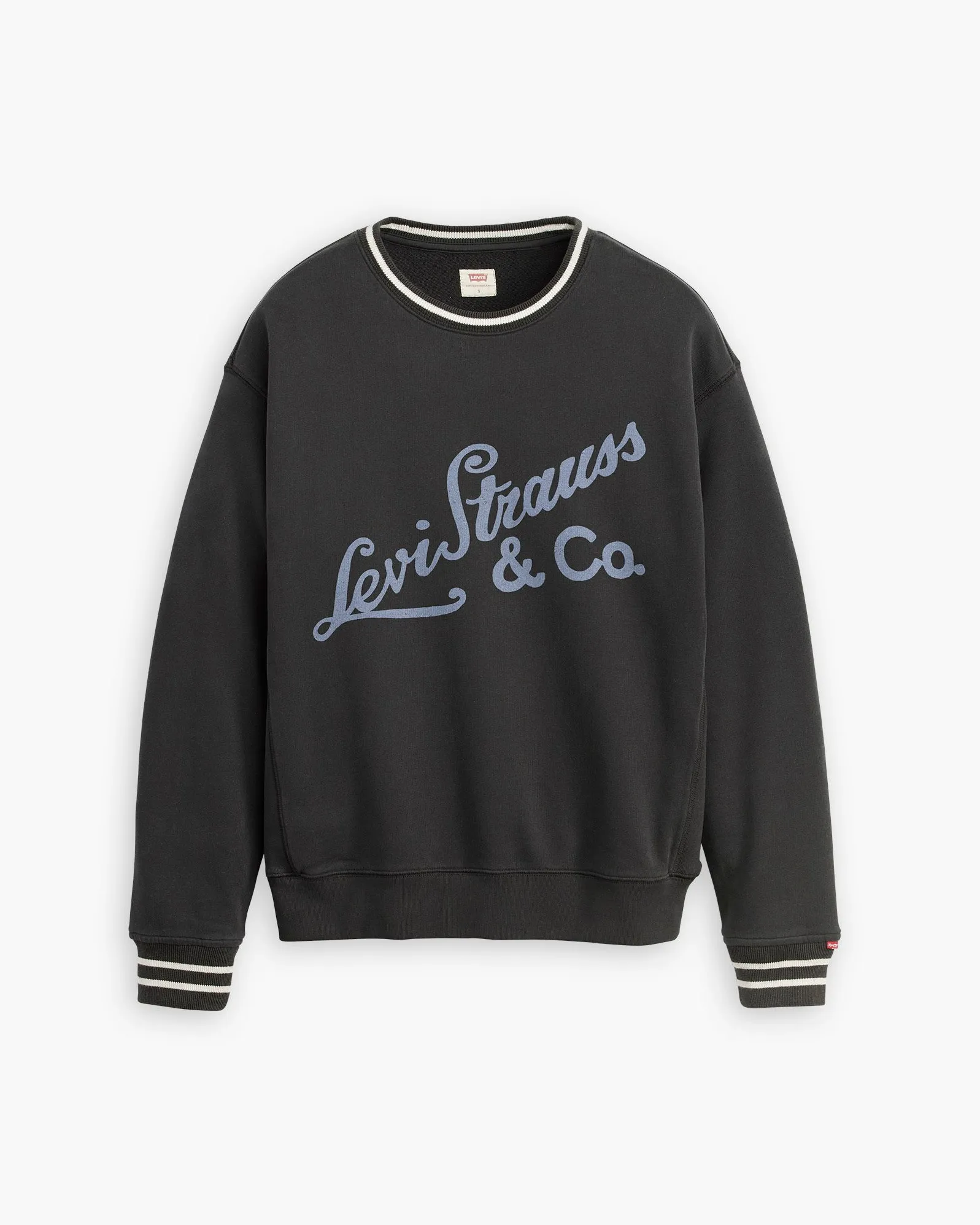 Levi's® Womens GL Heritage Sport Crew Sweat - Archival Script / Pirate Black