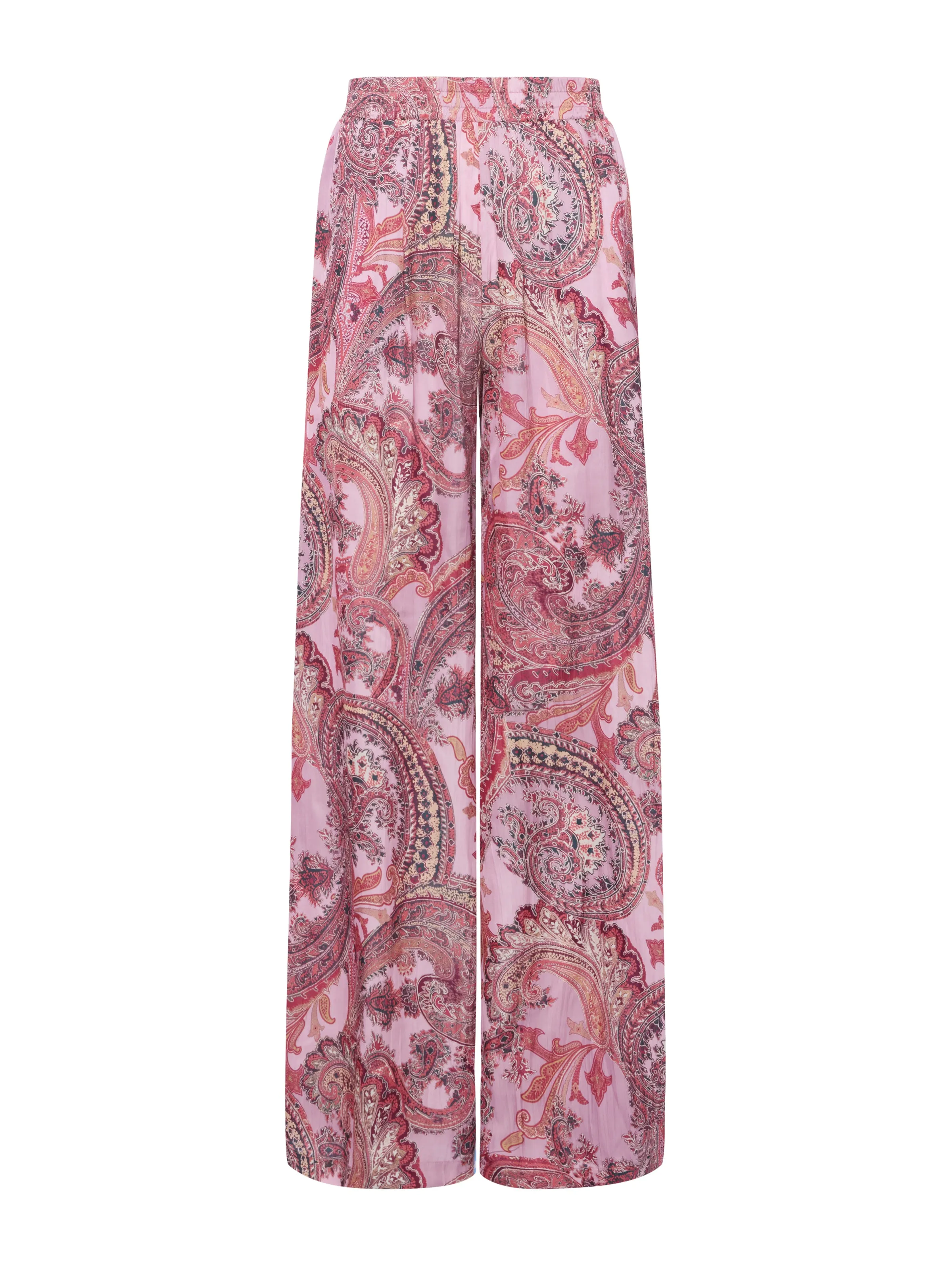 Lillian Satin Wide-Leg Pant