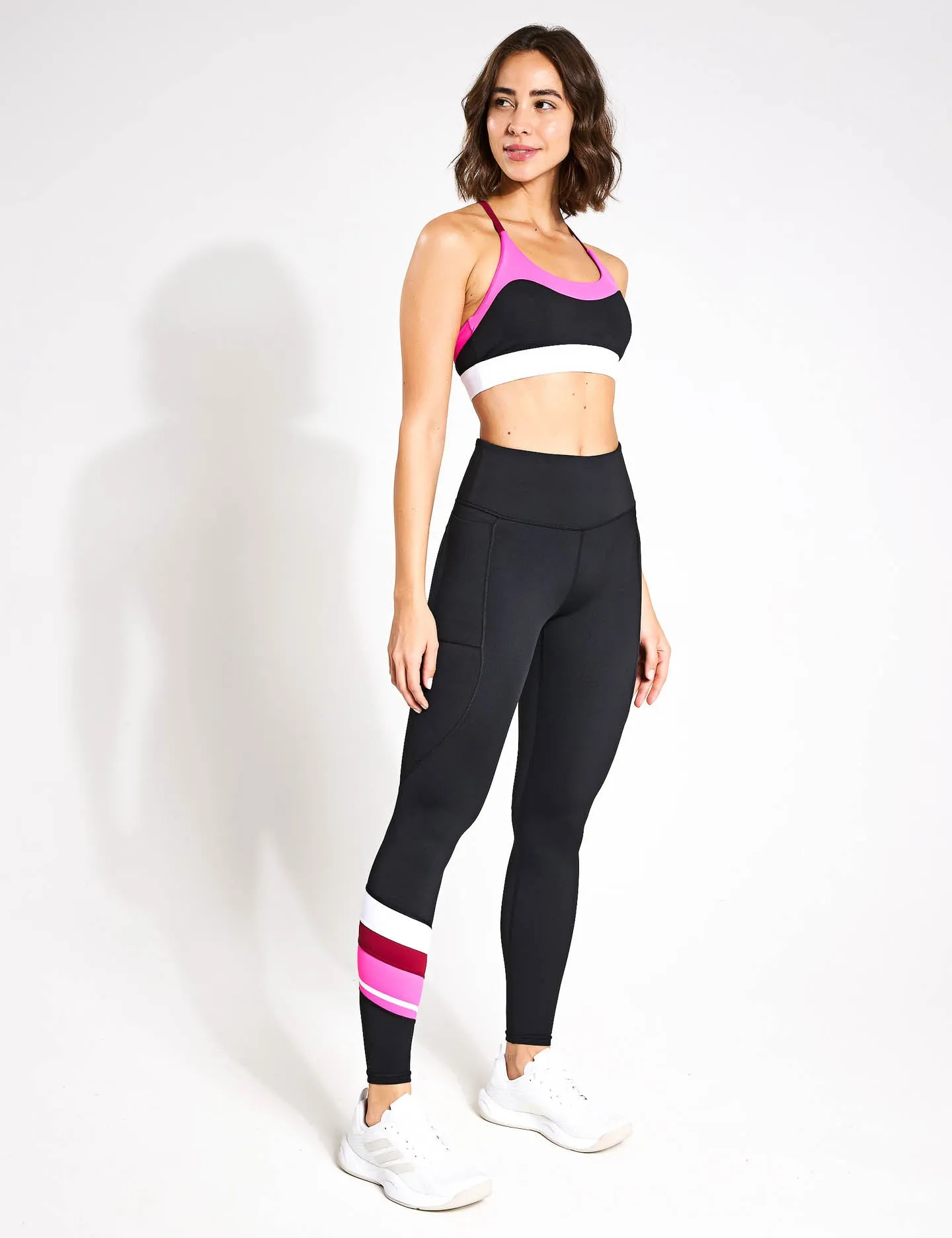 Limitless Legging - Black/Pink/White
