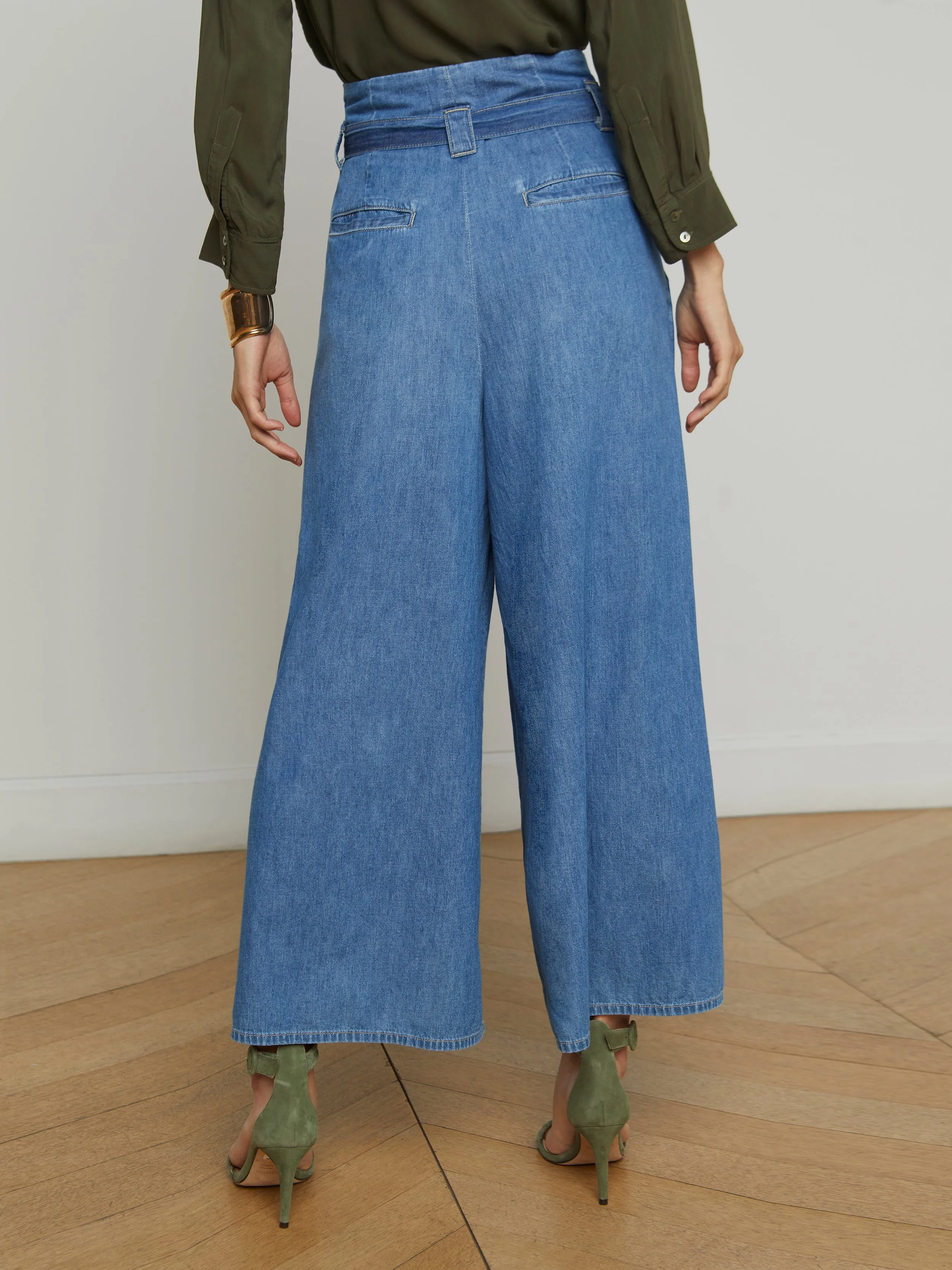 Lowen Cropped Wide-Leg Jean