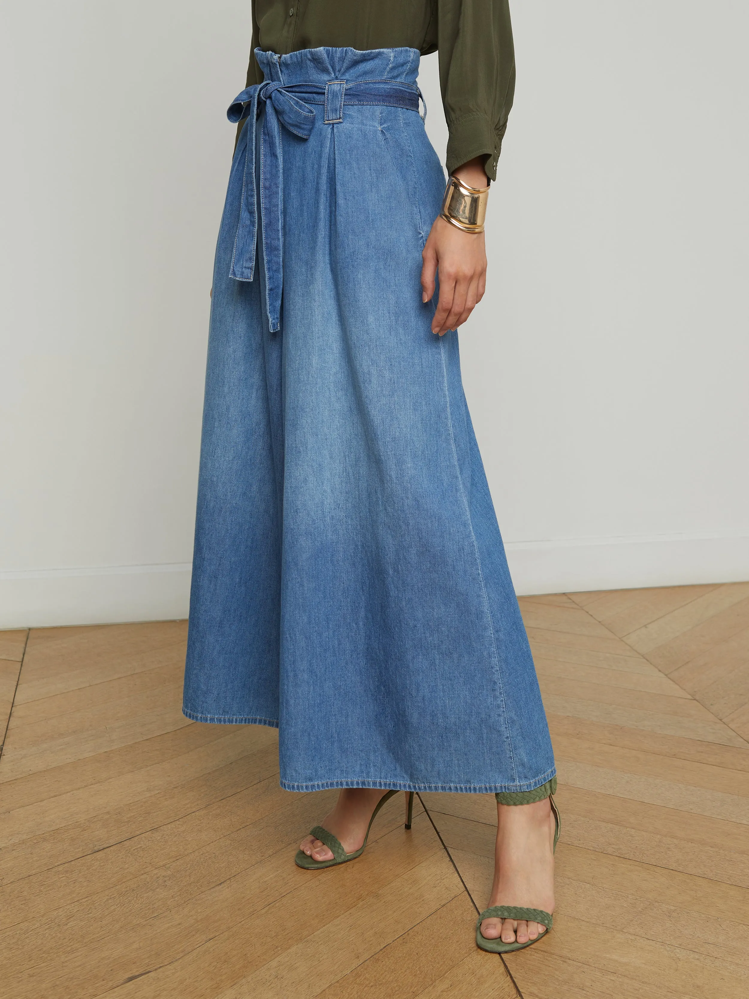 Lowen Cropped Wide-Leg Jean