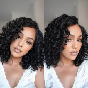 Luvme Hair Mature Bouncy Left C Part Loose Wave Glueless Minimalist HD Lace Wig Pre Cut Lace