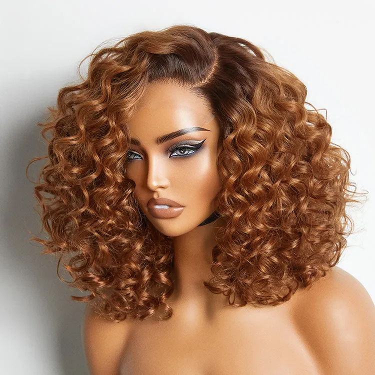 Luvme Hair Mature Bouncy Left C Part Loose Wave Glueless Minimalist HD Lace Wig Pre Cut Lace