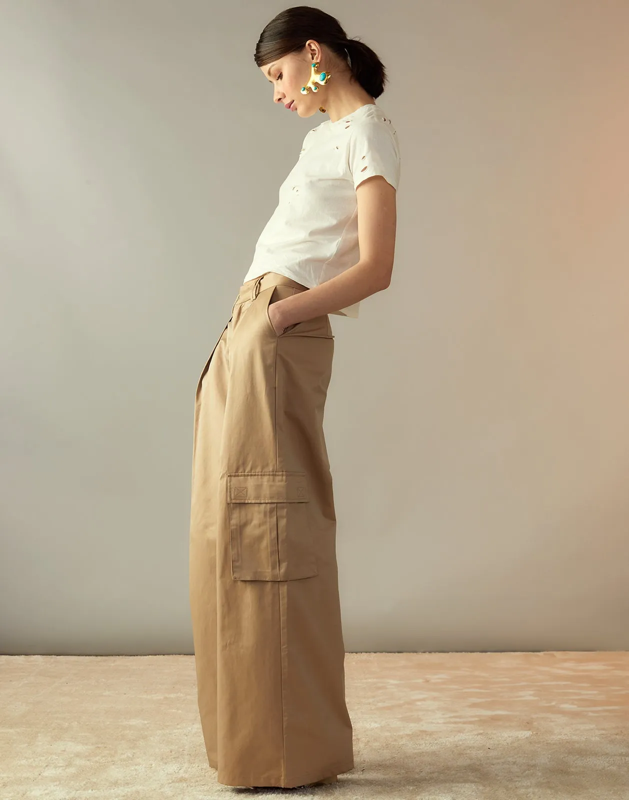 Marbella Cotton Cargo Pant