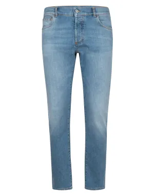 Marcelo Burlon County Of Milan Back Logo Print Straight Leg Jeans