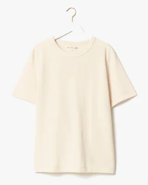 Merz b. Schwanen Good Originals 214PK Relaxed Fit 7.2oz Loopwheeled Pique Tee - Nature