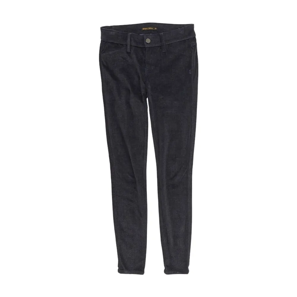 Navy Solid Chino Pants