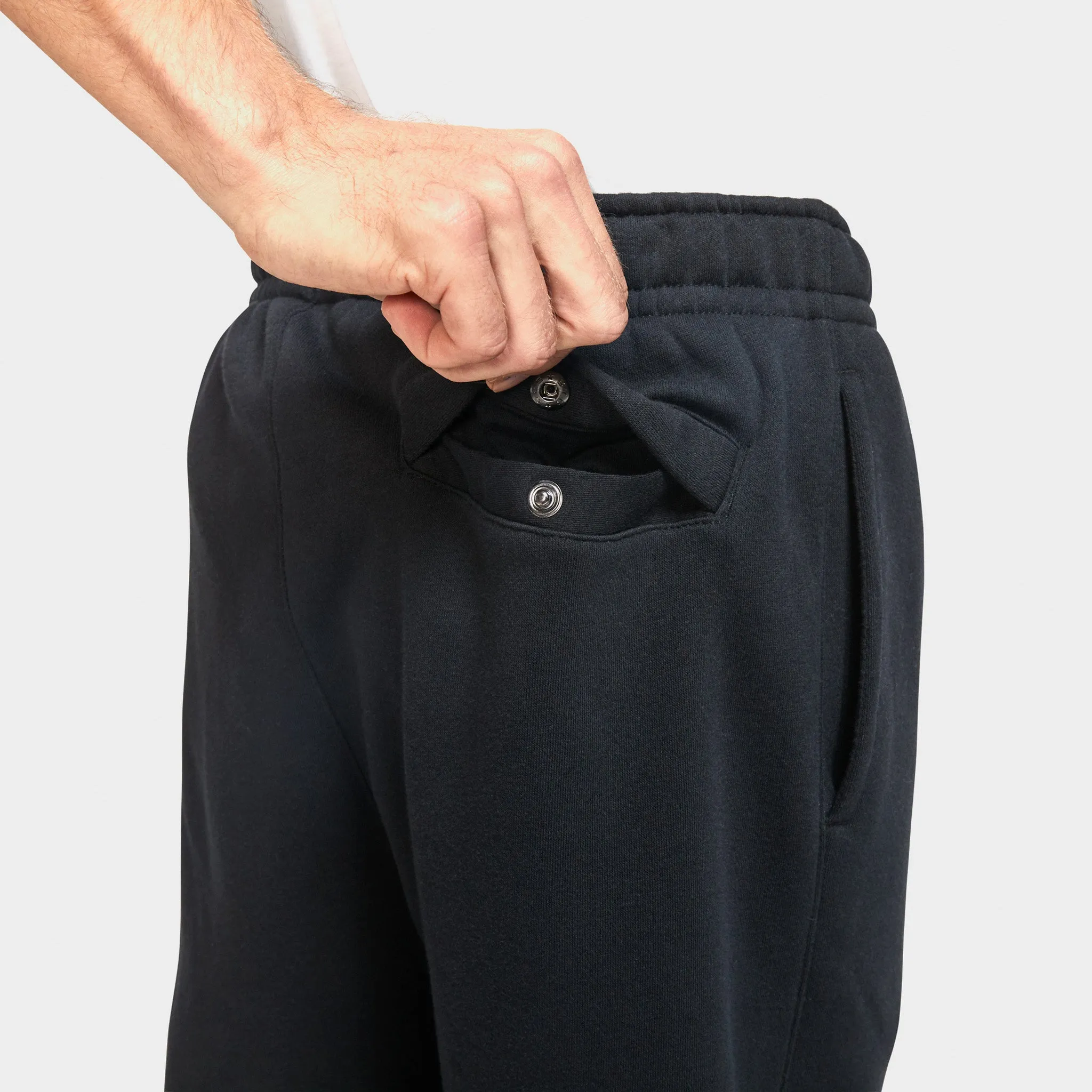 Nike Club Fleece Joggers Black / Black - White