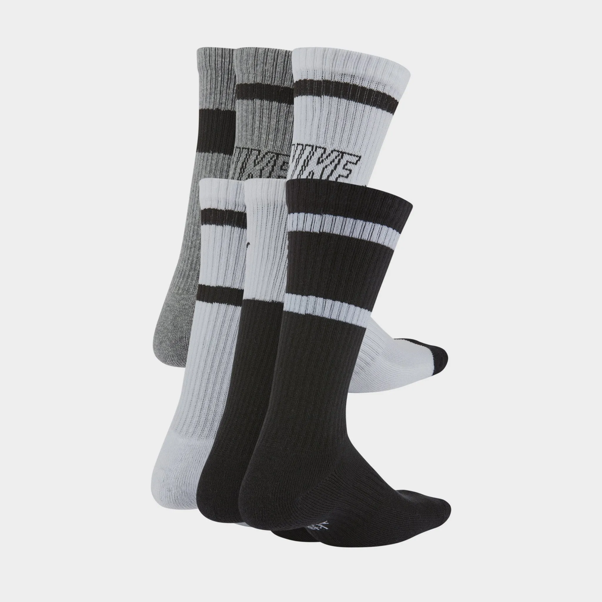 Nike Everyday Children's Cushioned Crew Socks (6 Pack) / Multi