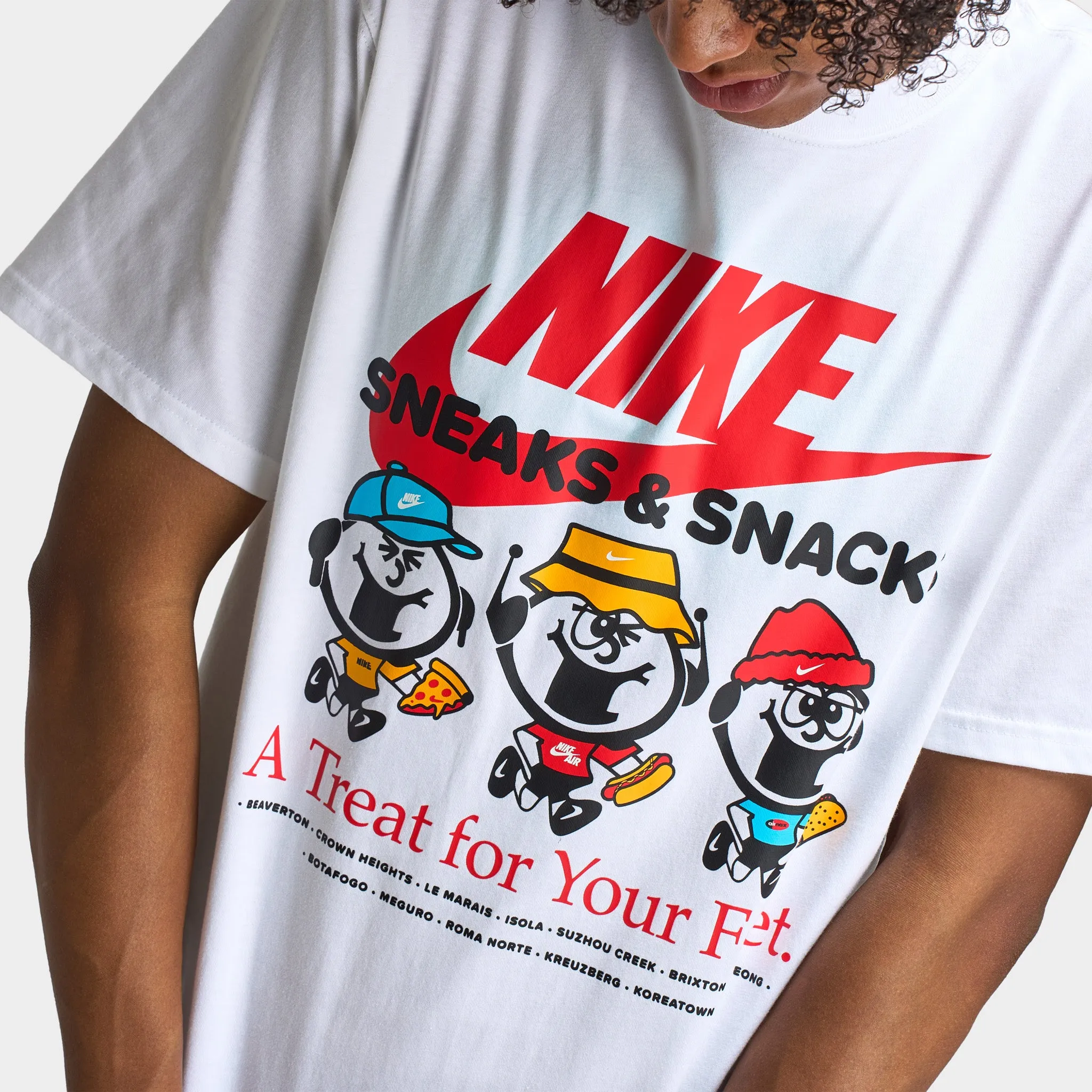 Nike Sportswear Max90 Sole Food Graphic T-Shirt / White