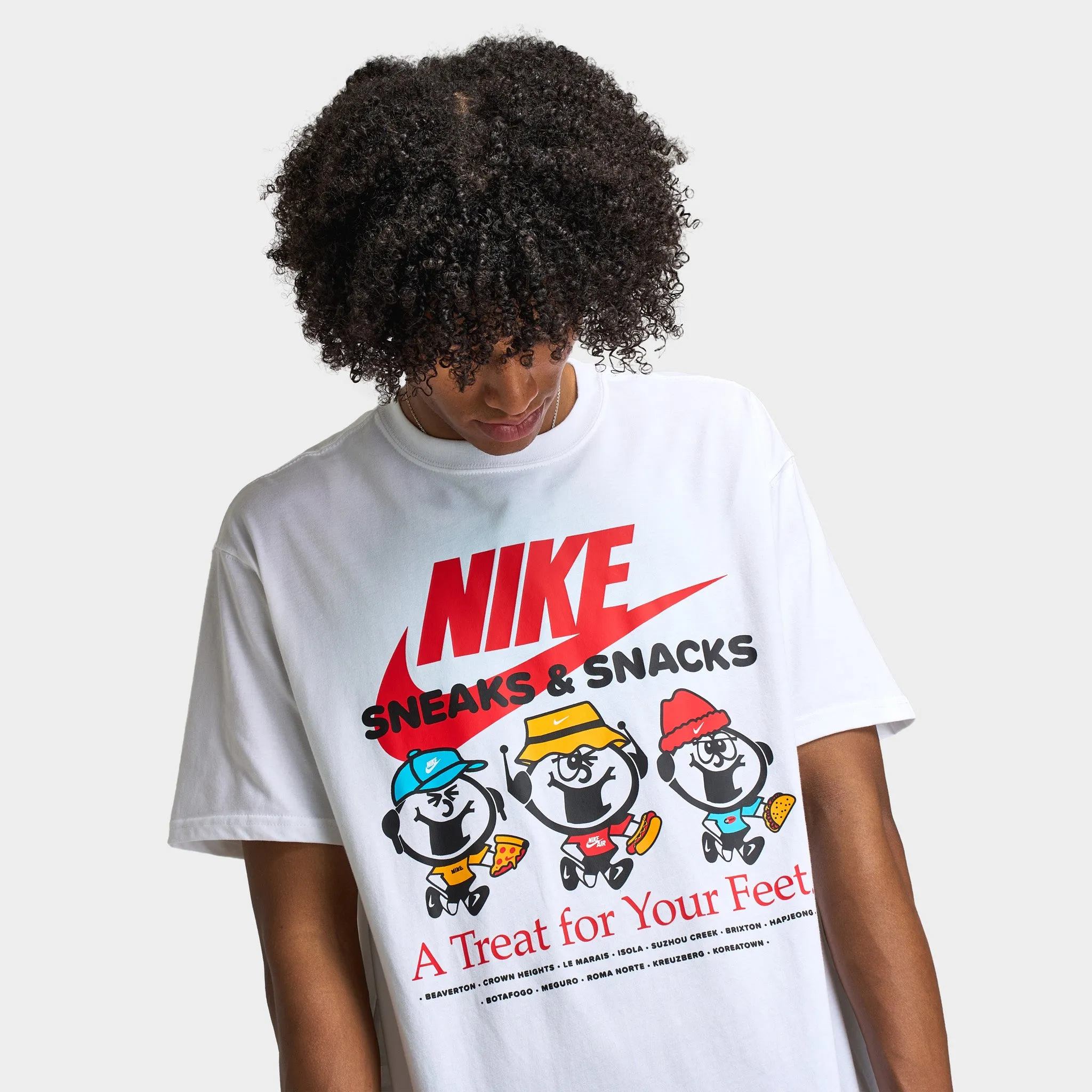 Nike Sportswear Max90 Sole Food Graphic T-Shirt / White