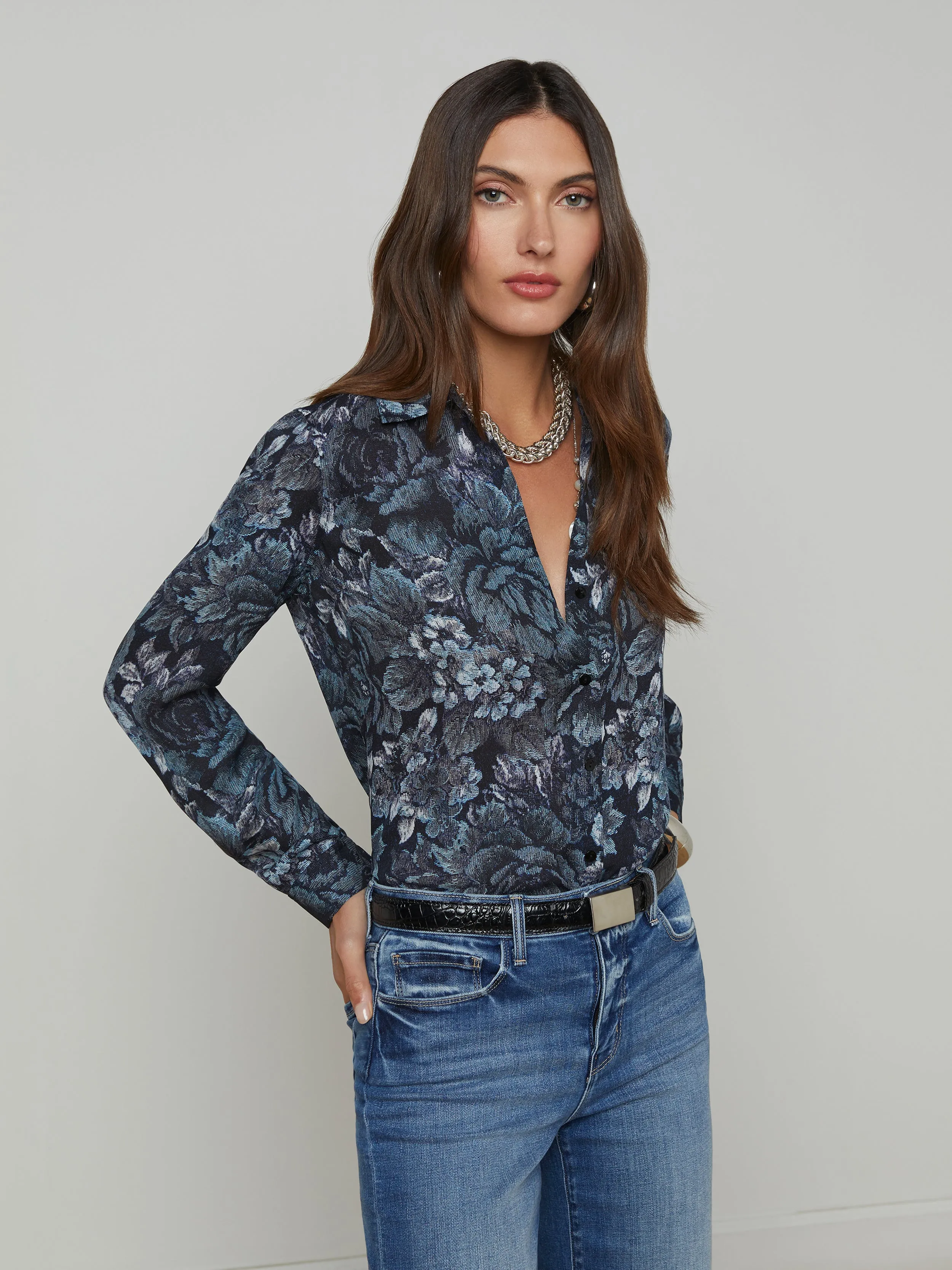 Nina Silk Blouse
