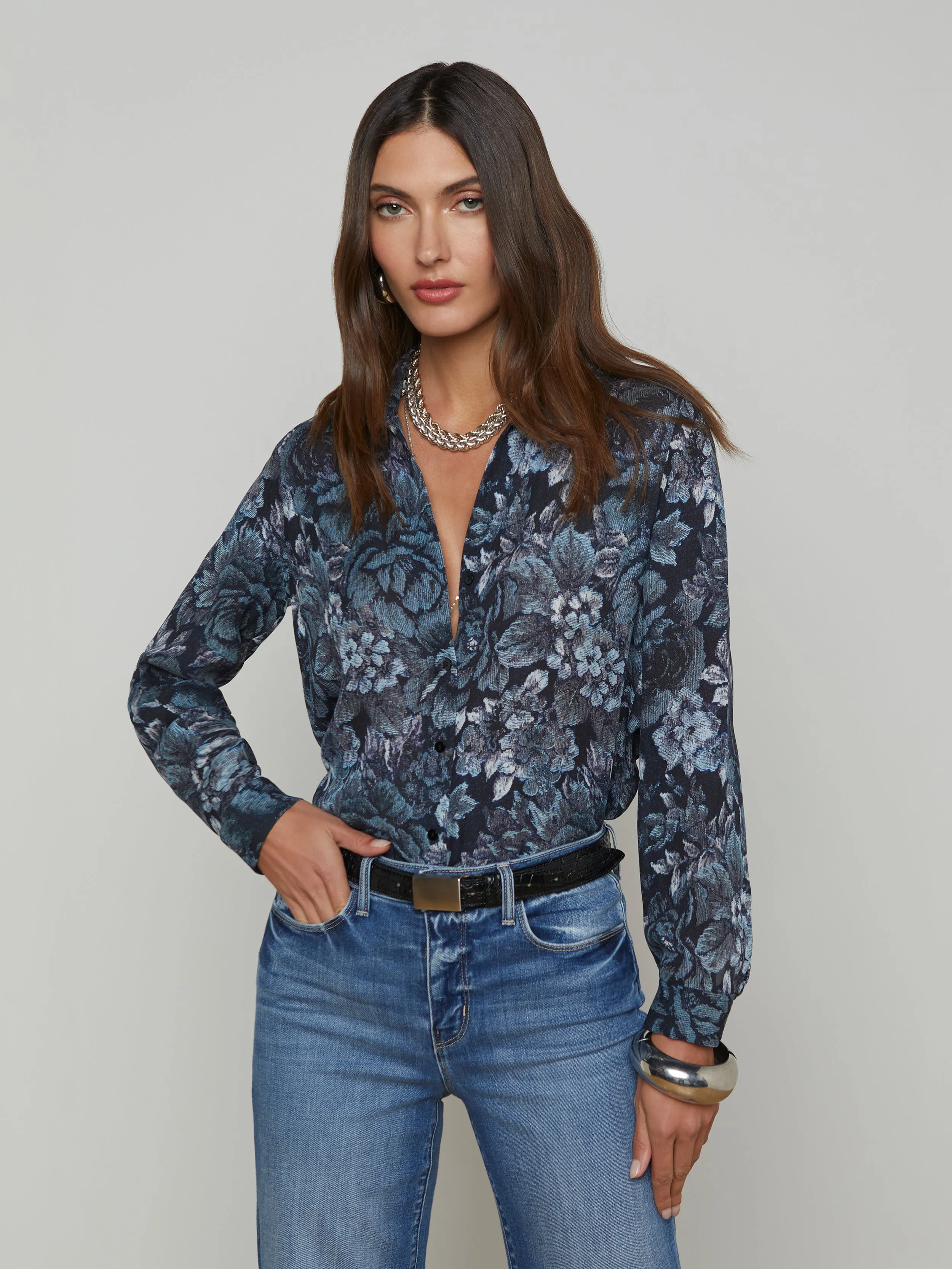 Nina Silk Blouse