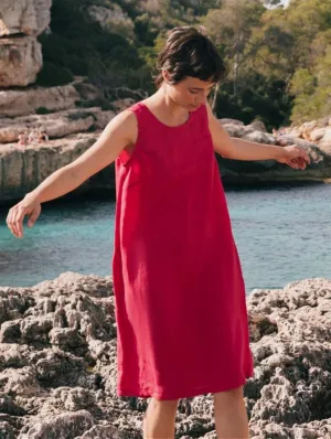 Norah Women's Linen Loose Dress | Multiple Colours