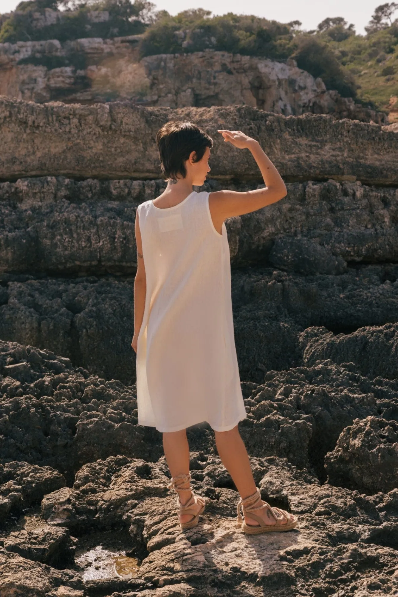 Norah Women's Linen Loose Dress | Multiple Colours