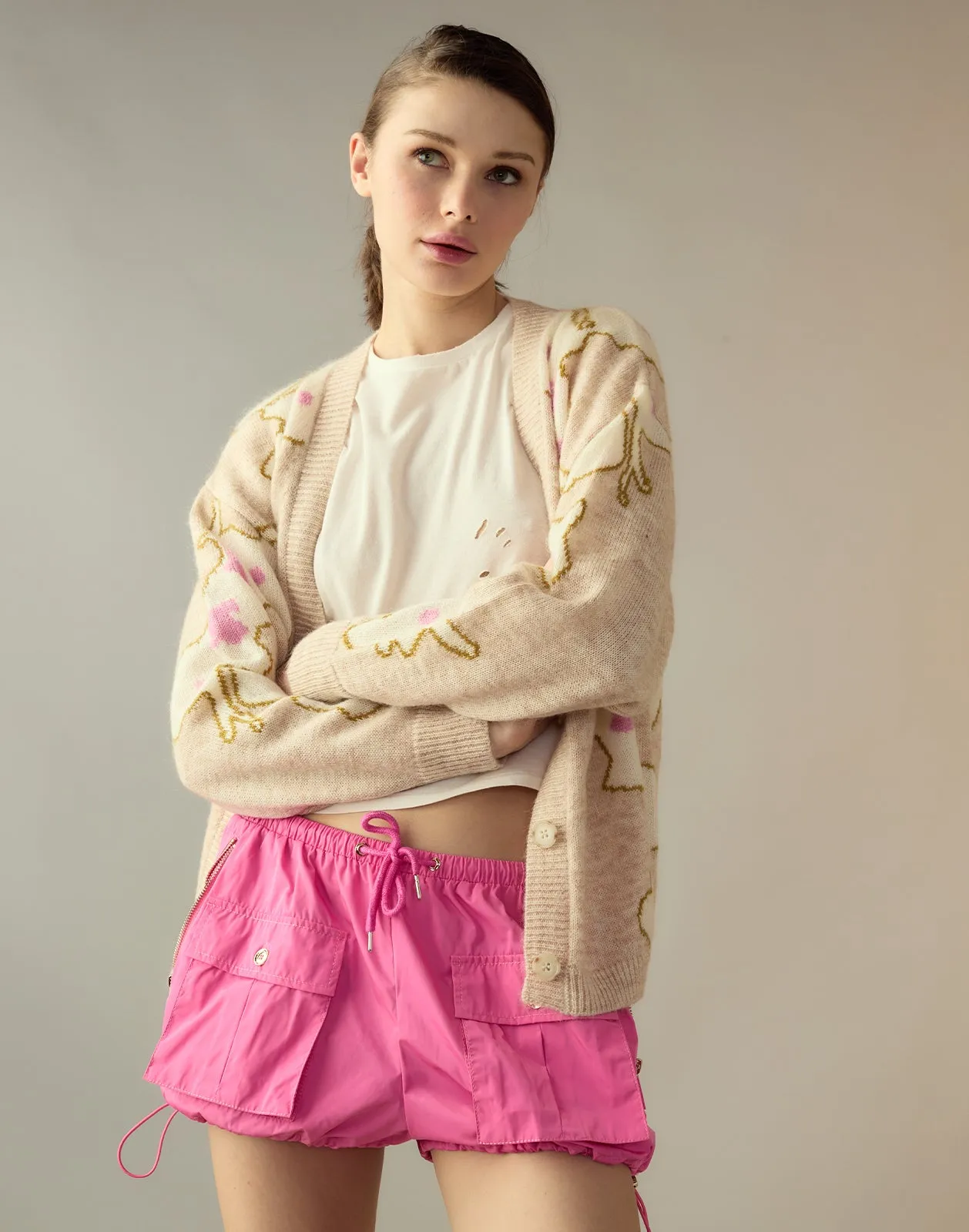 Nylon Cargo Shorts