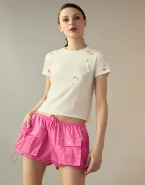 Nylon Cargo Shorts