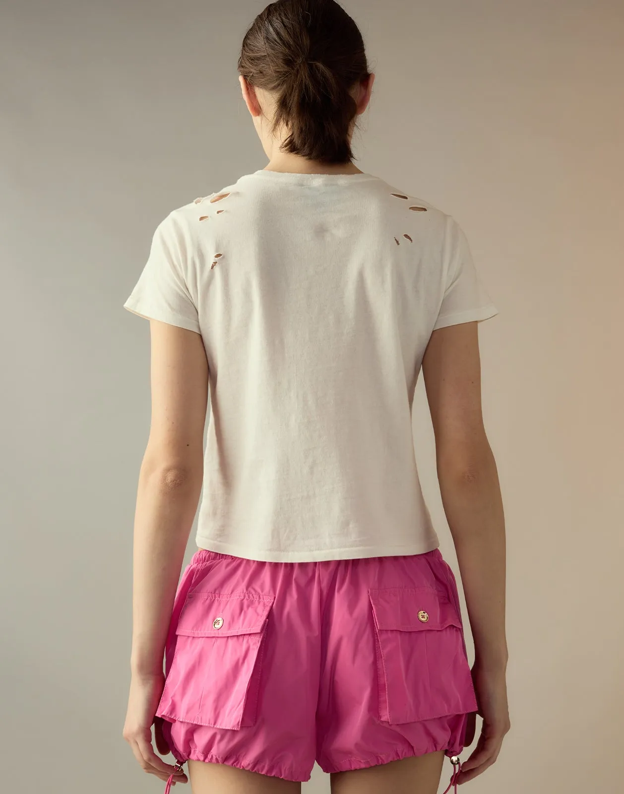 Nylon Cargo Shorts