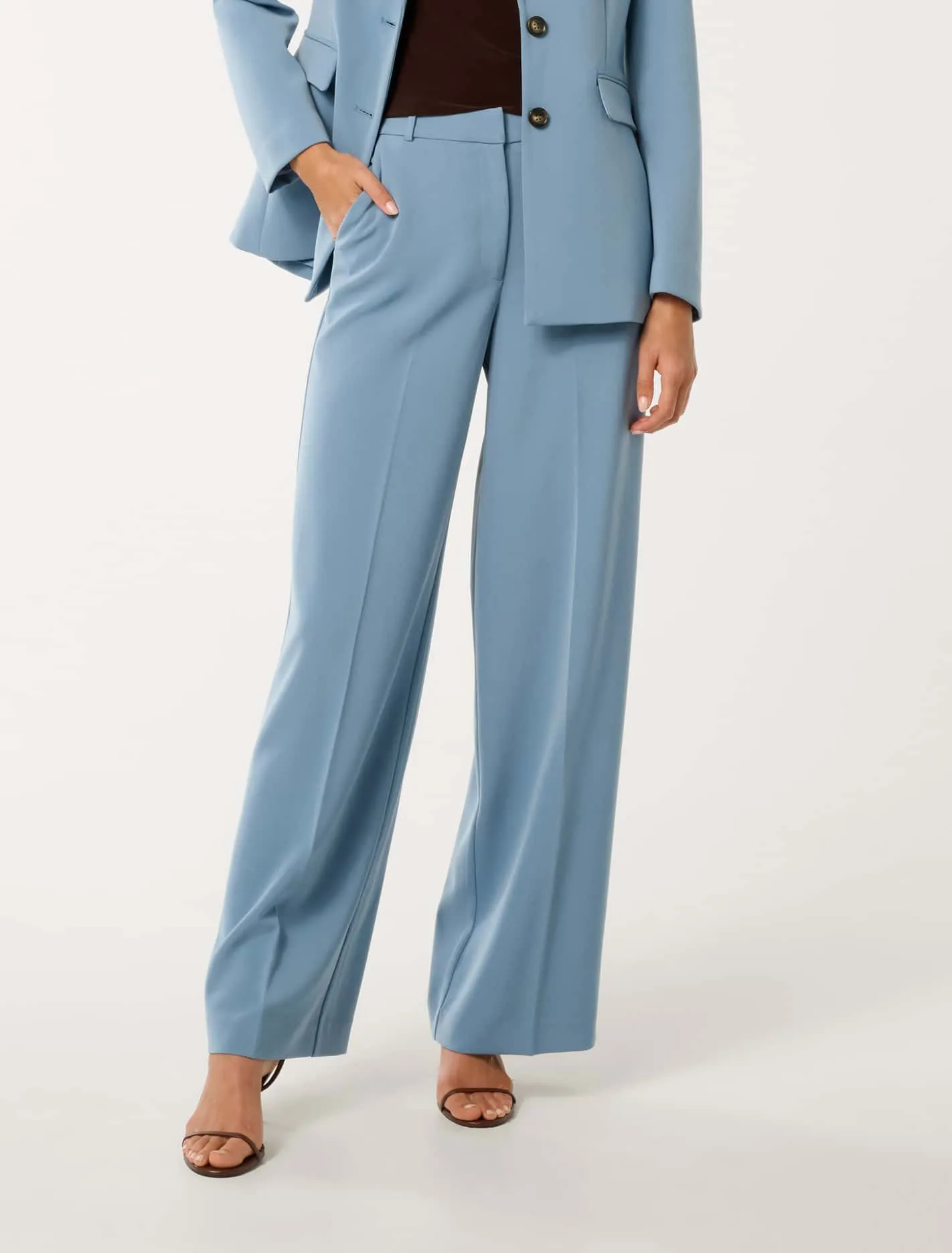 Oaklyn Pleat Wide Leg Pants