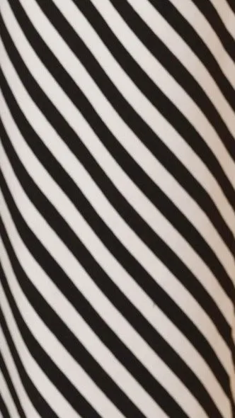 Palani Pants - Black / White Stripe