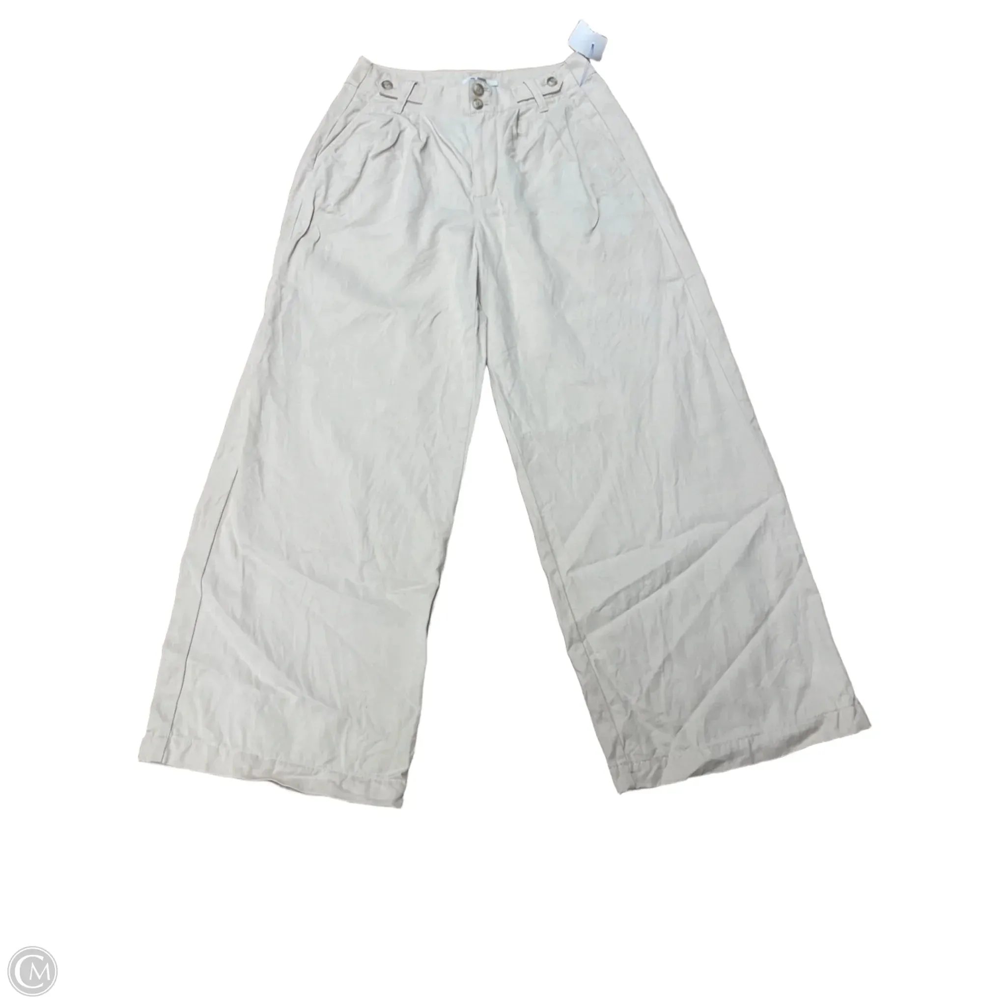 Pants Wide Leg By Madewell In Tan, Size: 0p