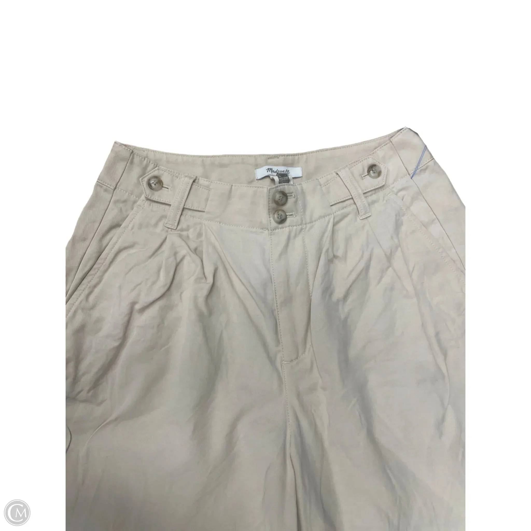 Pants Wide Leg By Madewell In Tan, Size: 0p