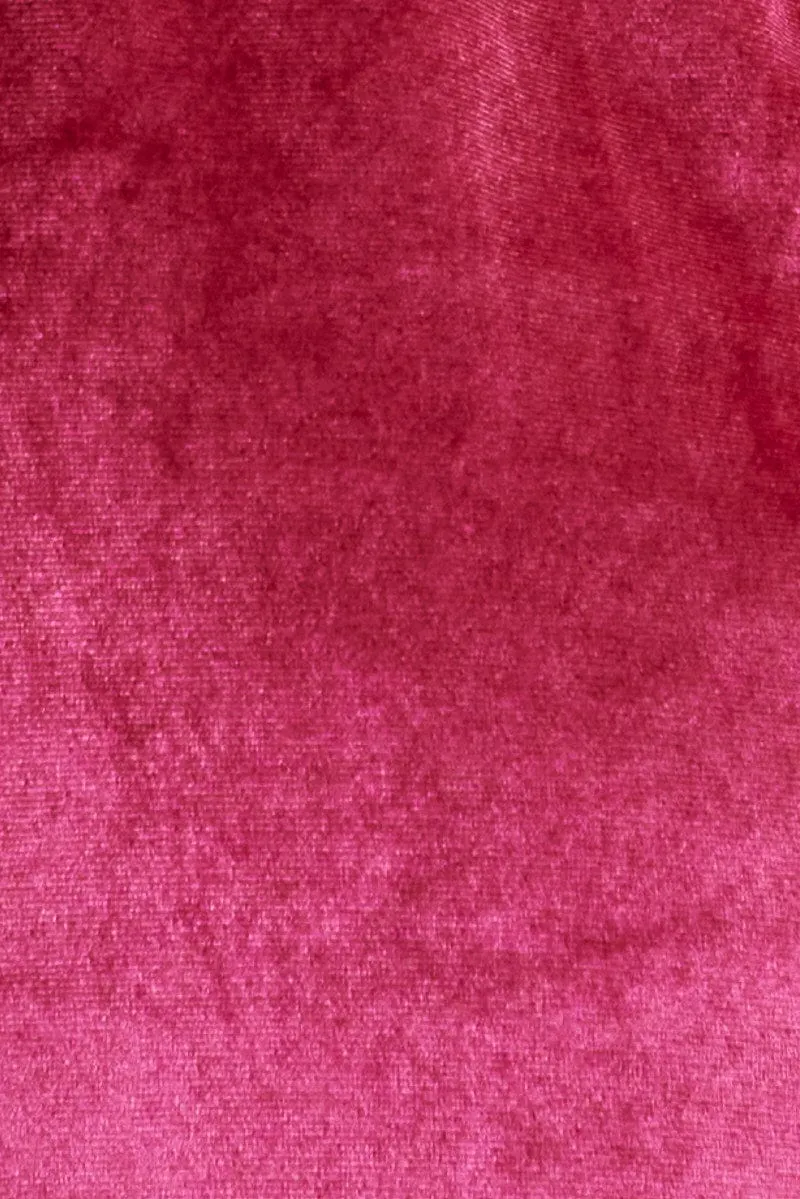 Pink Velvet Shorts
