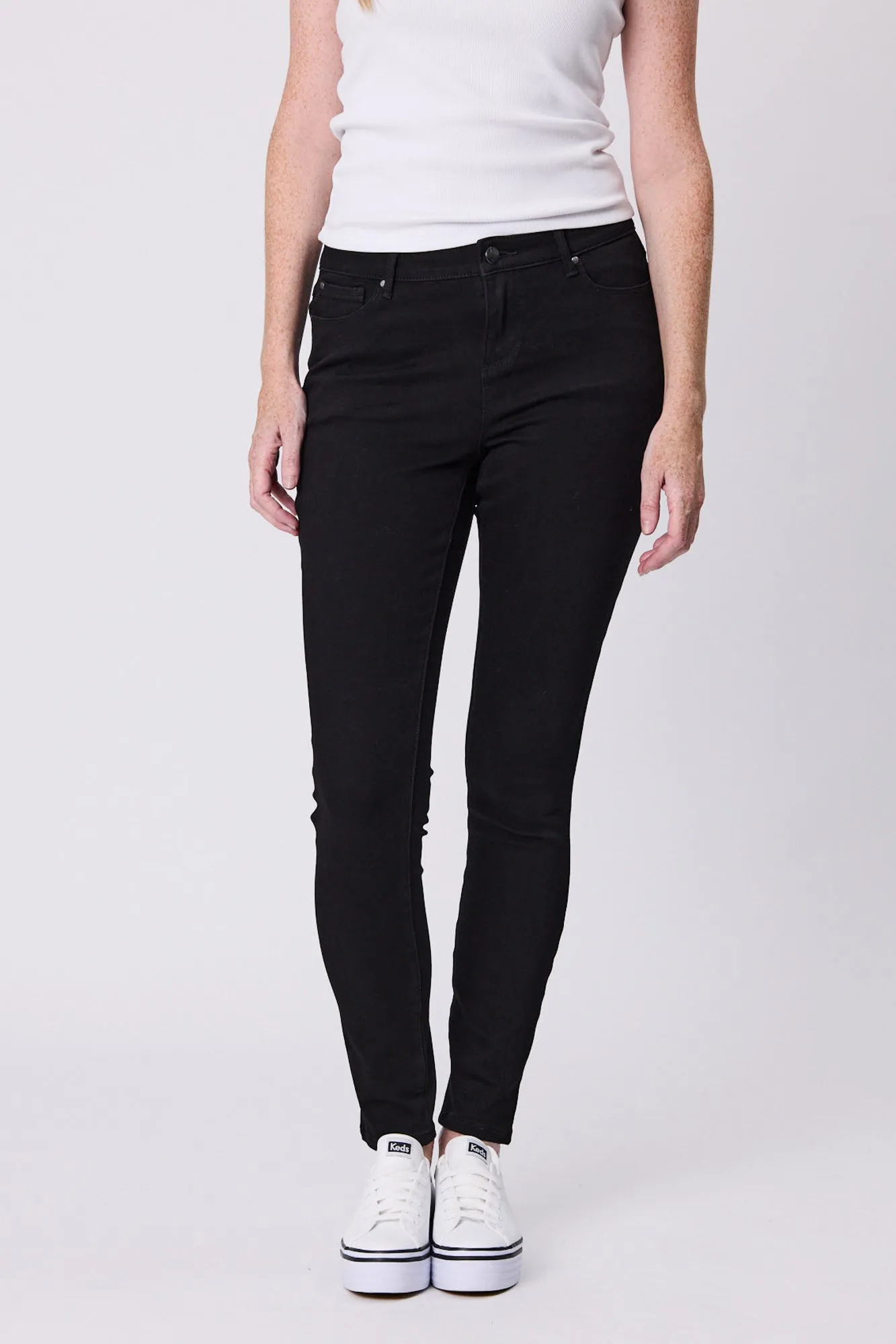 Shine On Label Sculpt Denim Black