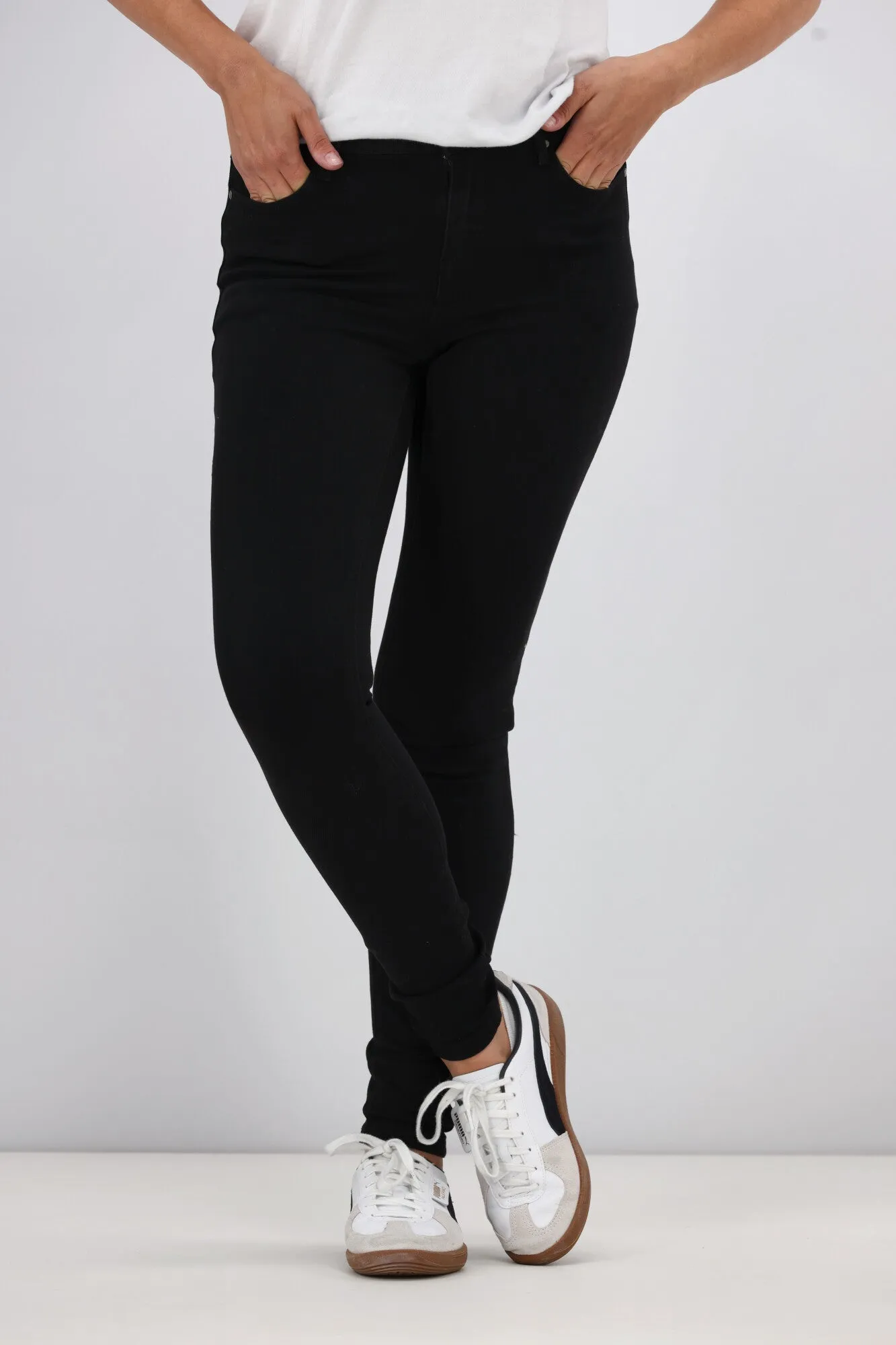 Shine On Label Sculpt Denim Black