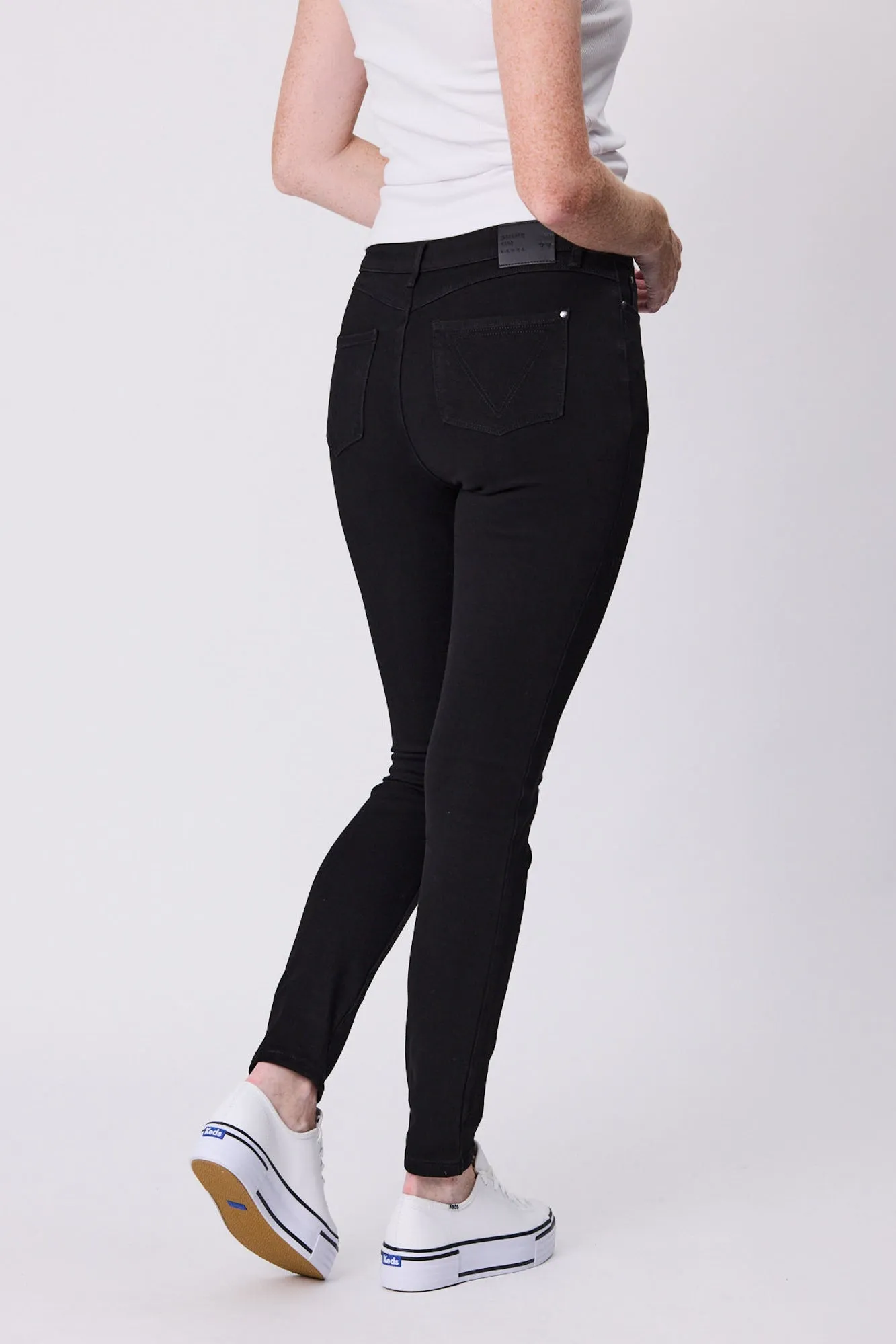 Shine On Label Sculpt Denim Black