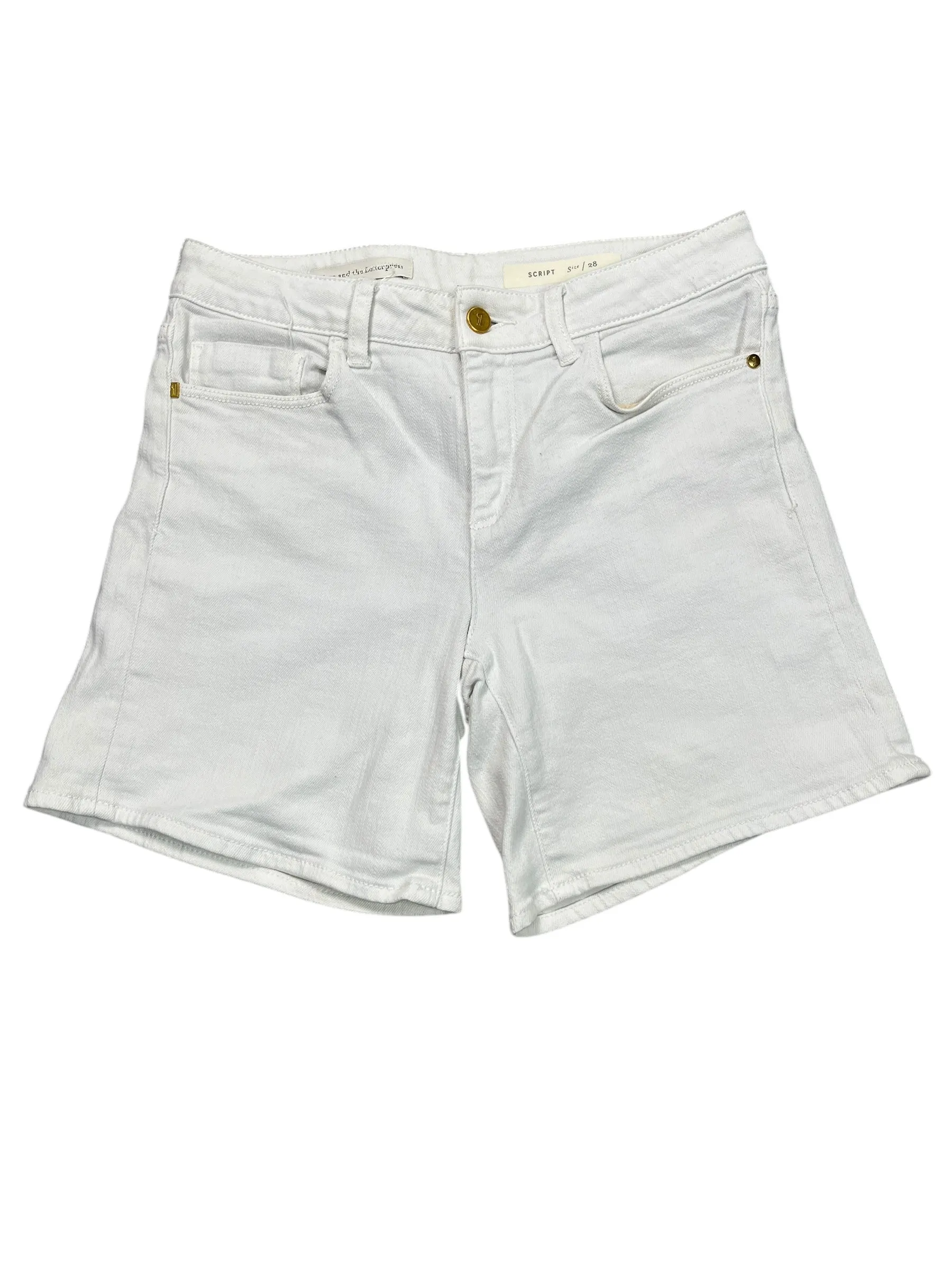 Shorts By Pilcro In White Denim, Size:S