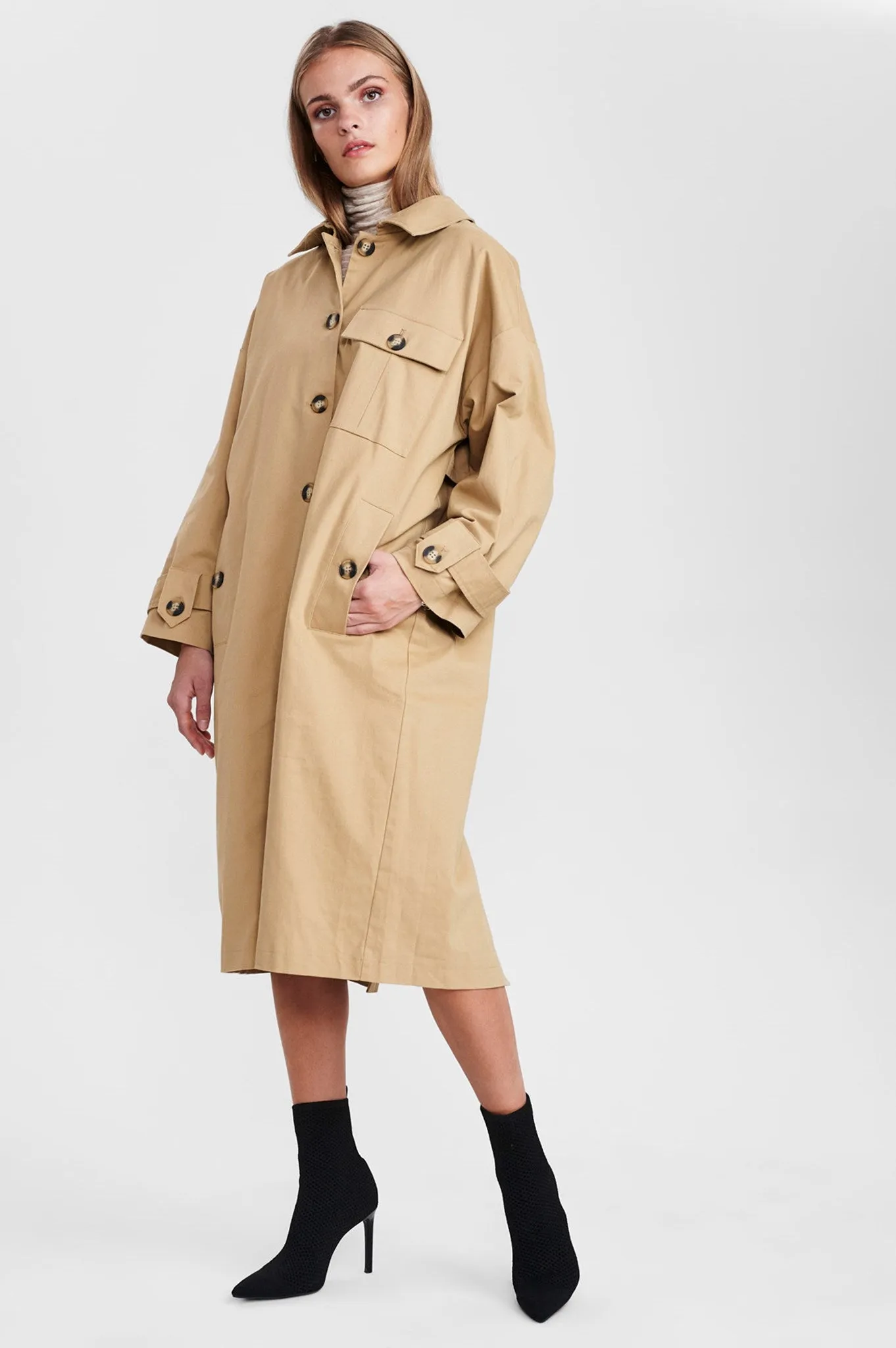 SISIDONA COAT - Croissant