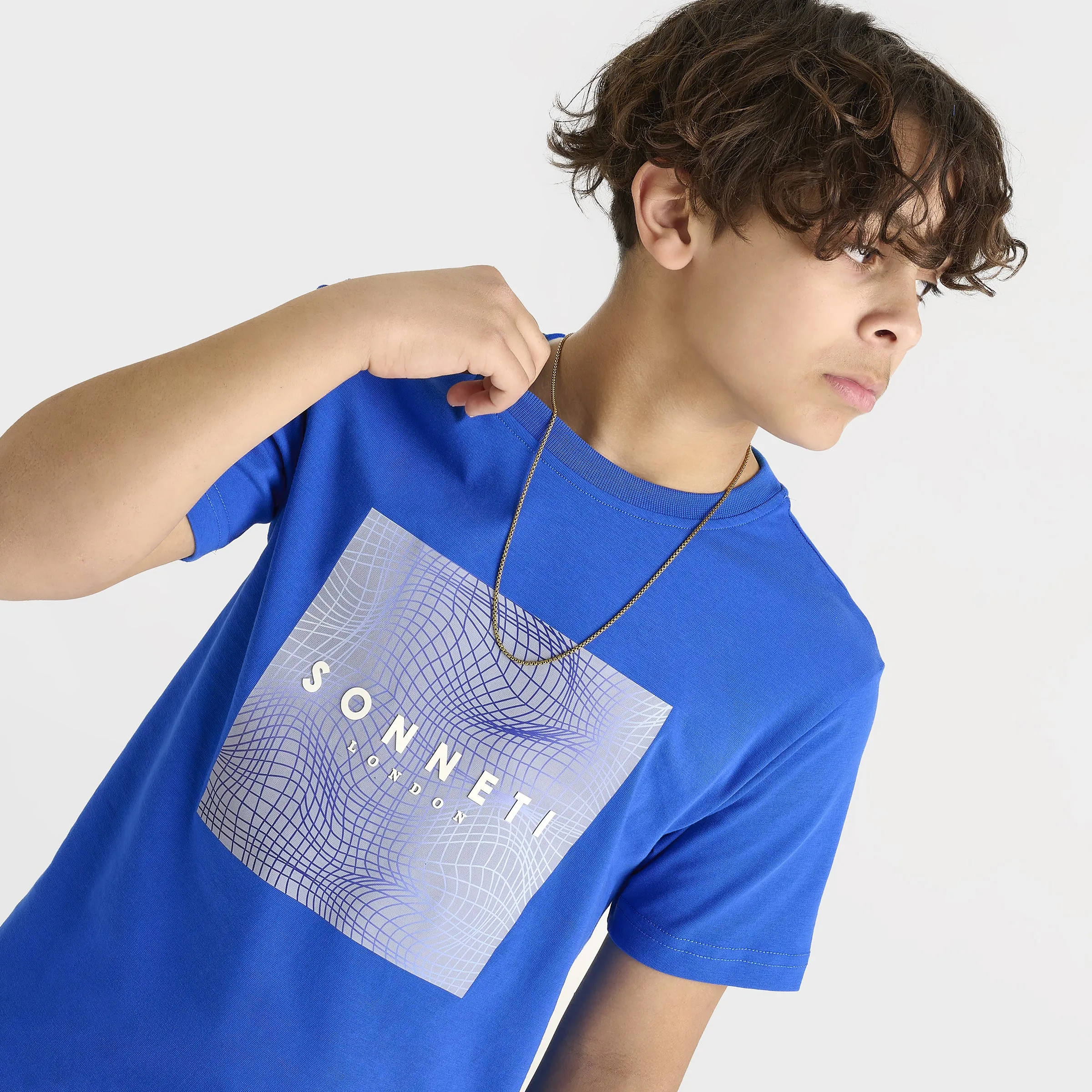 Sonneti Juniors' Elvaner Tee / Blue