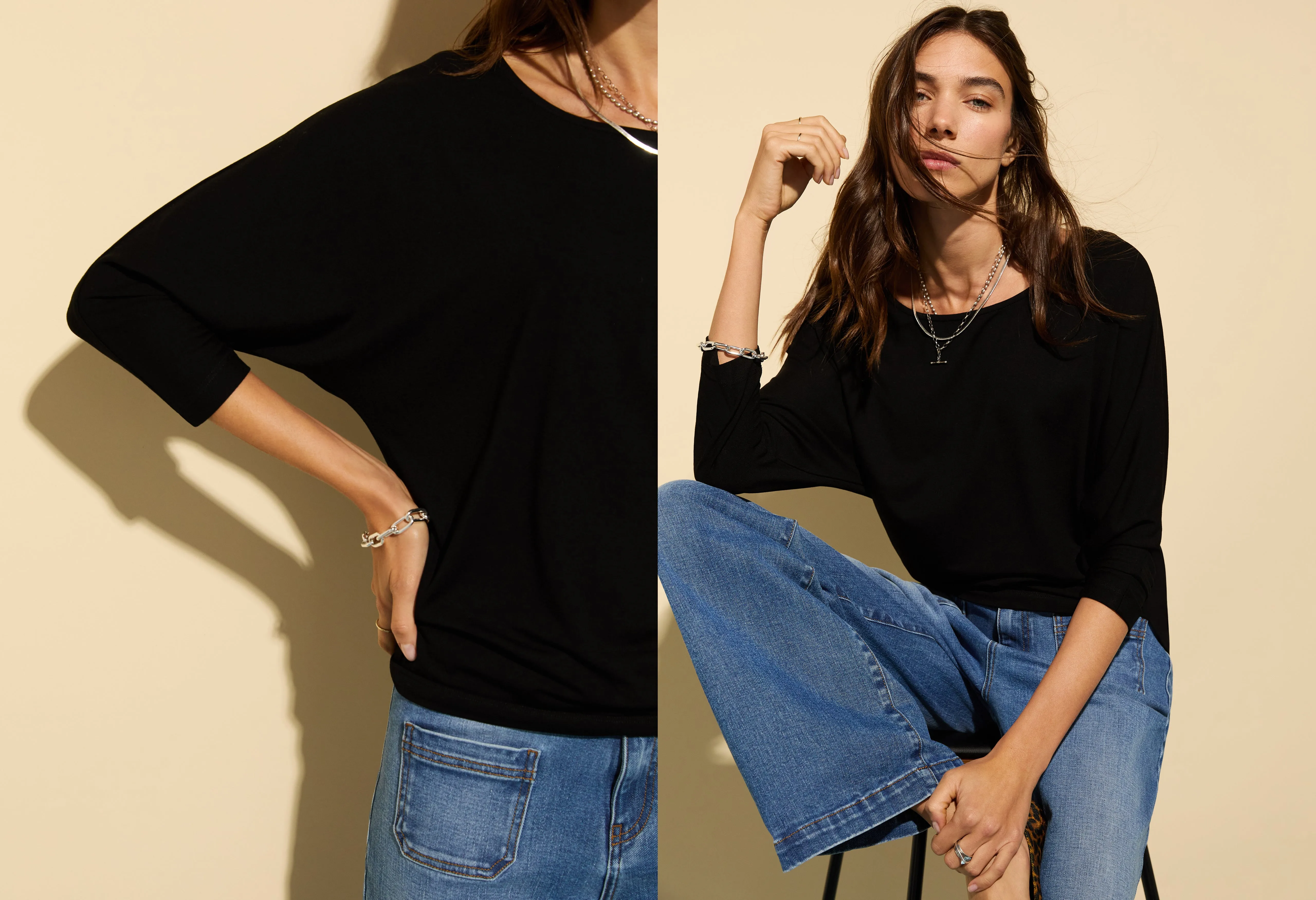 Spenser Relaxed Boat Neck Top