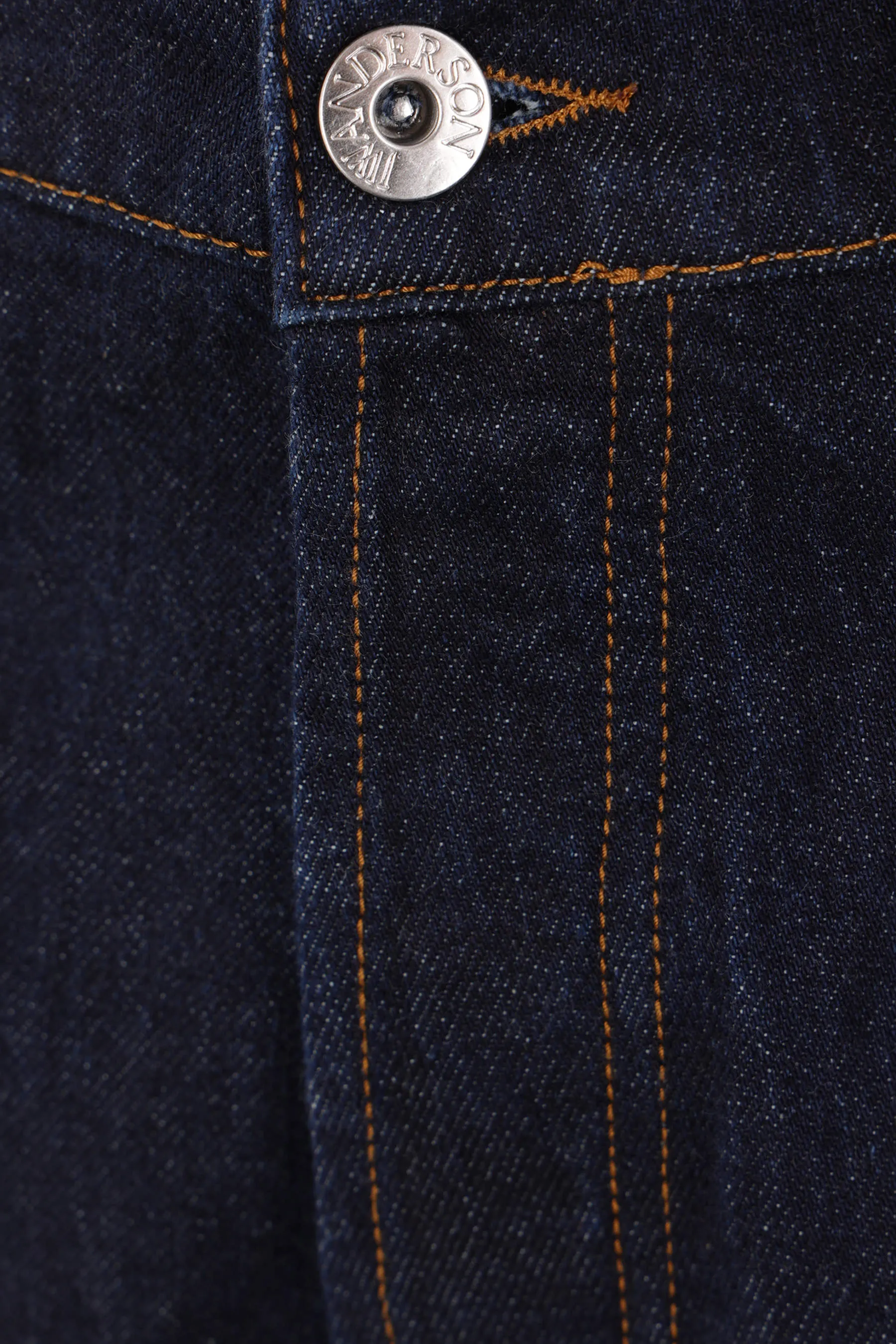 straight-leg denim jeans
