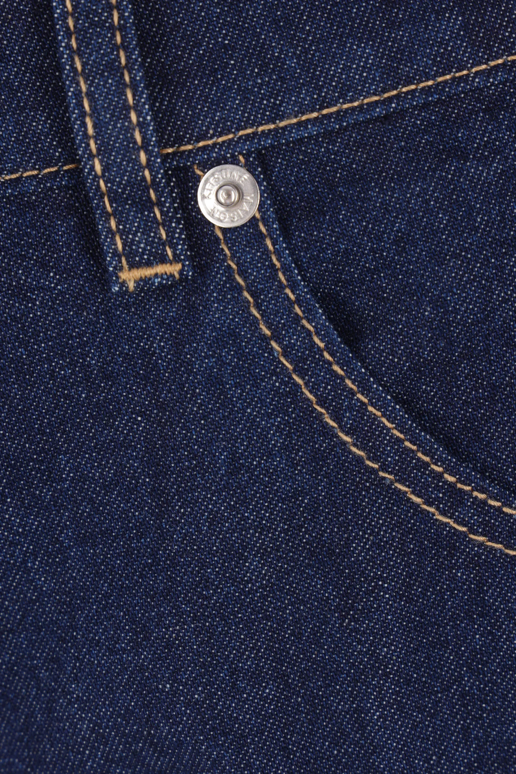 straight-leg jeans in denim