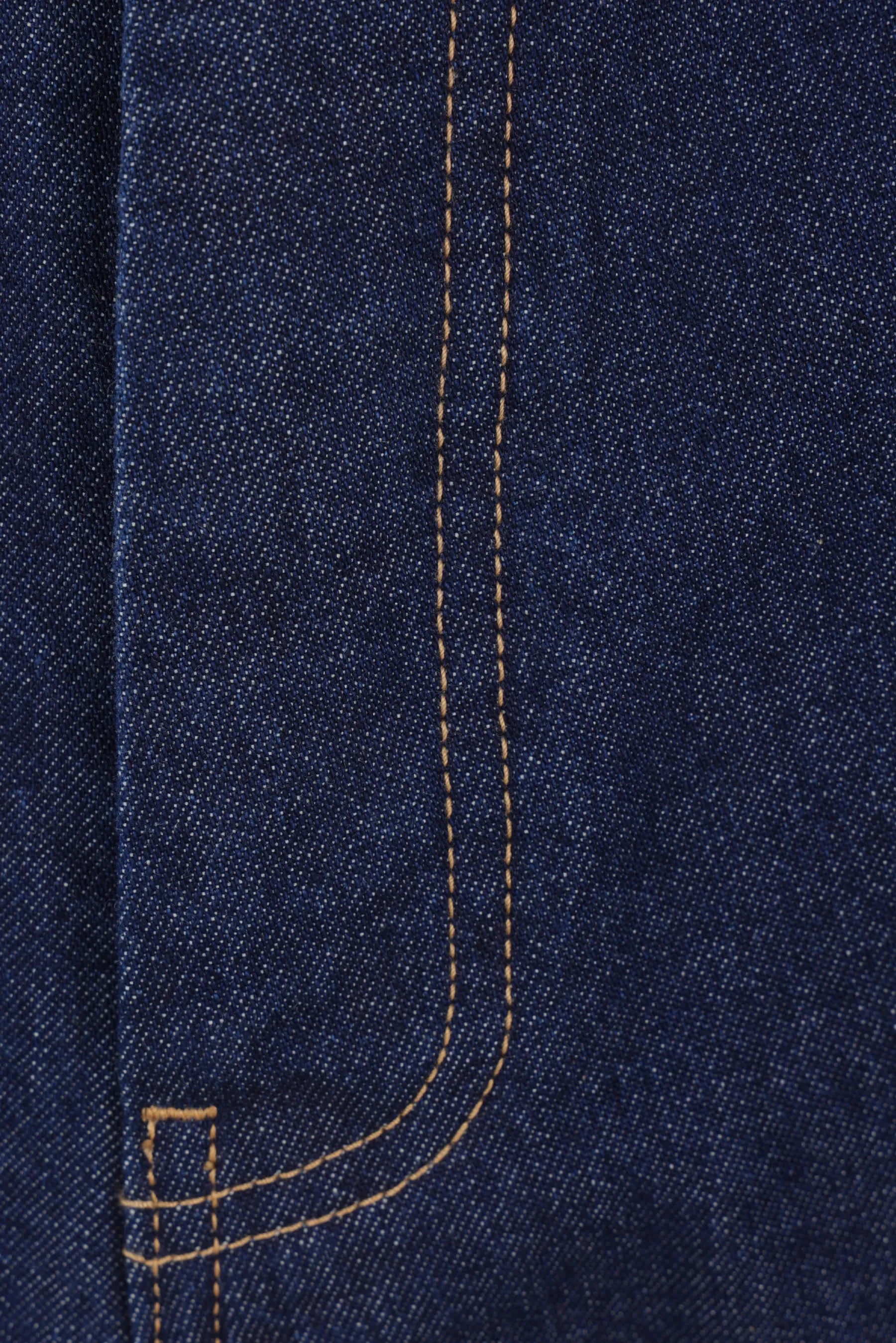 straight-leg jeans in denim