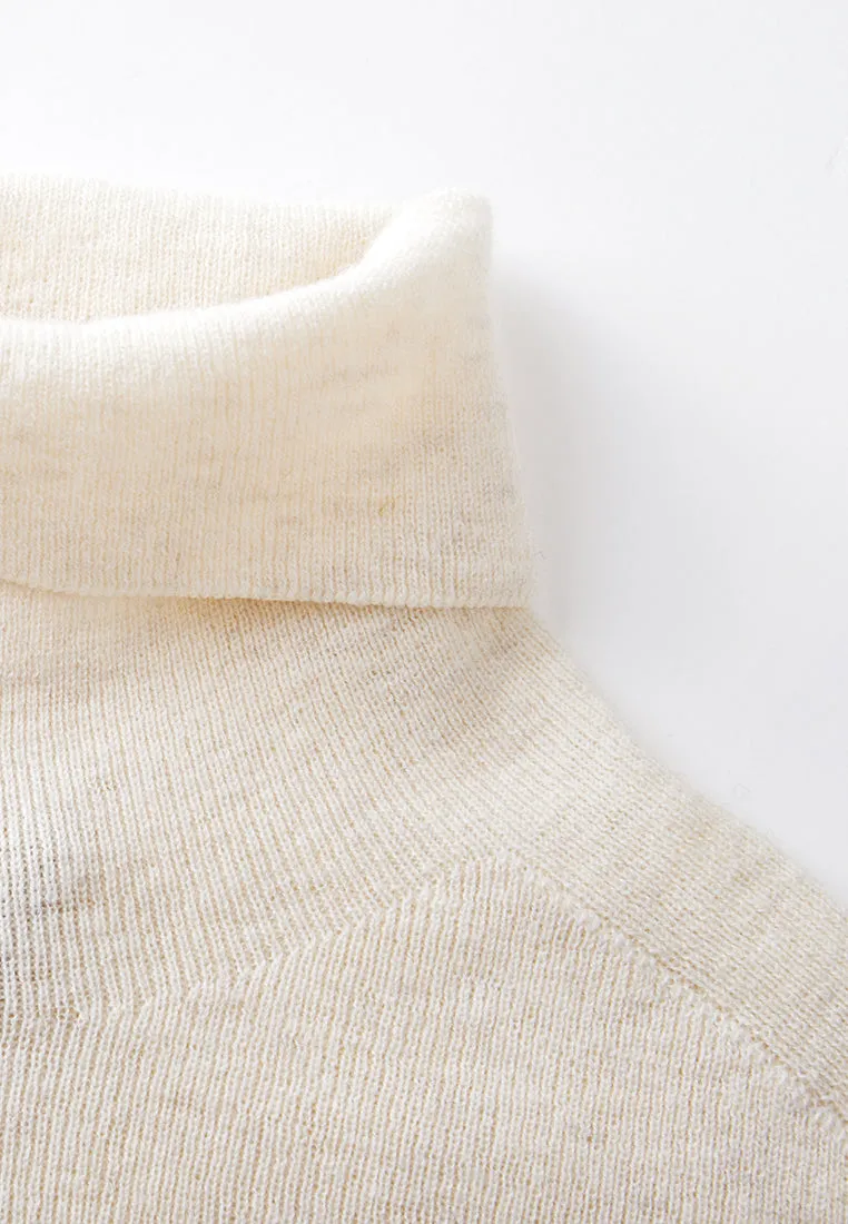 Turtle-Neck Slim-Fit Jersey Top