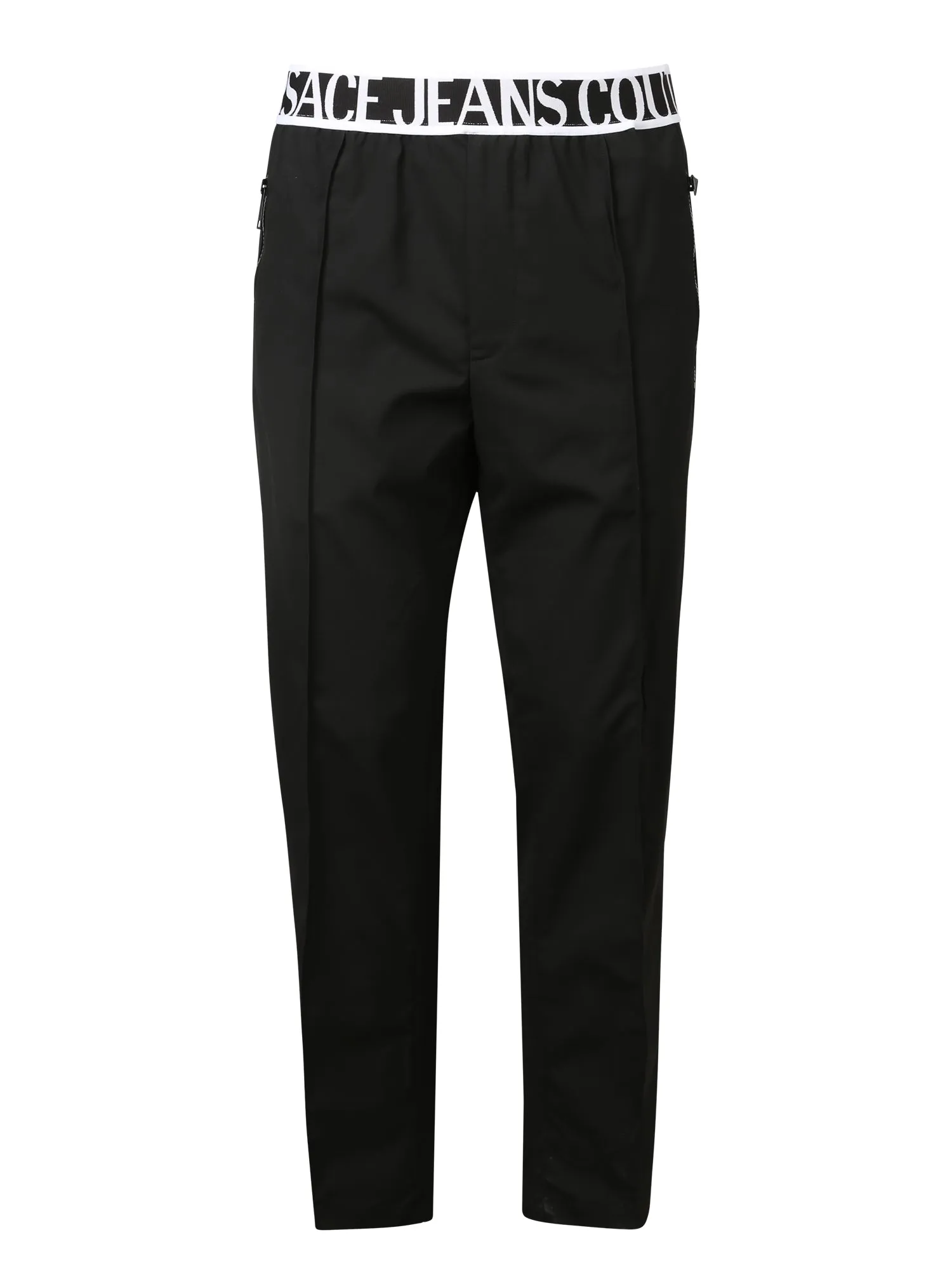 Versace Jeans Couture Logo Printed Straight-Leg Pants